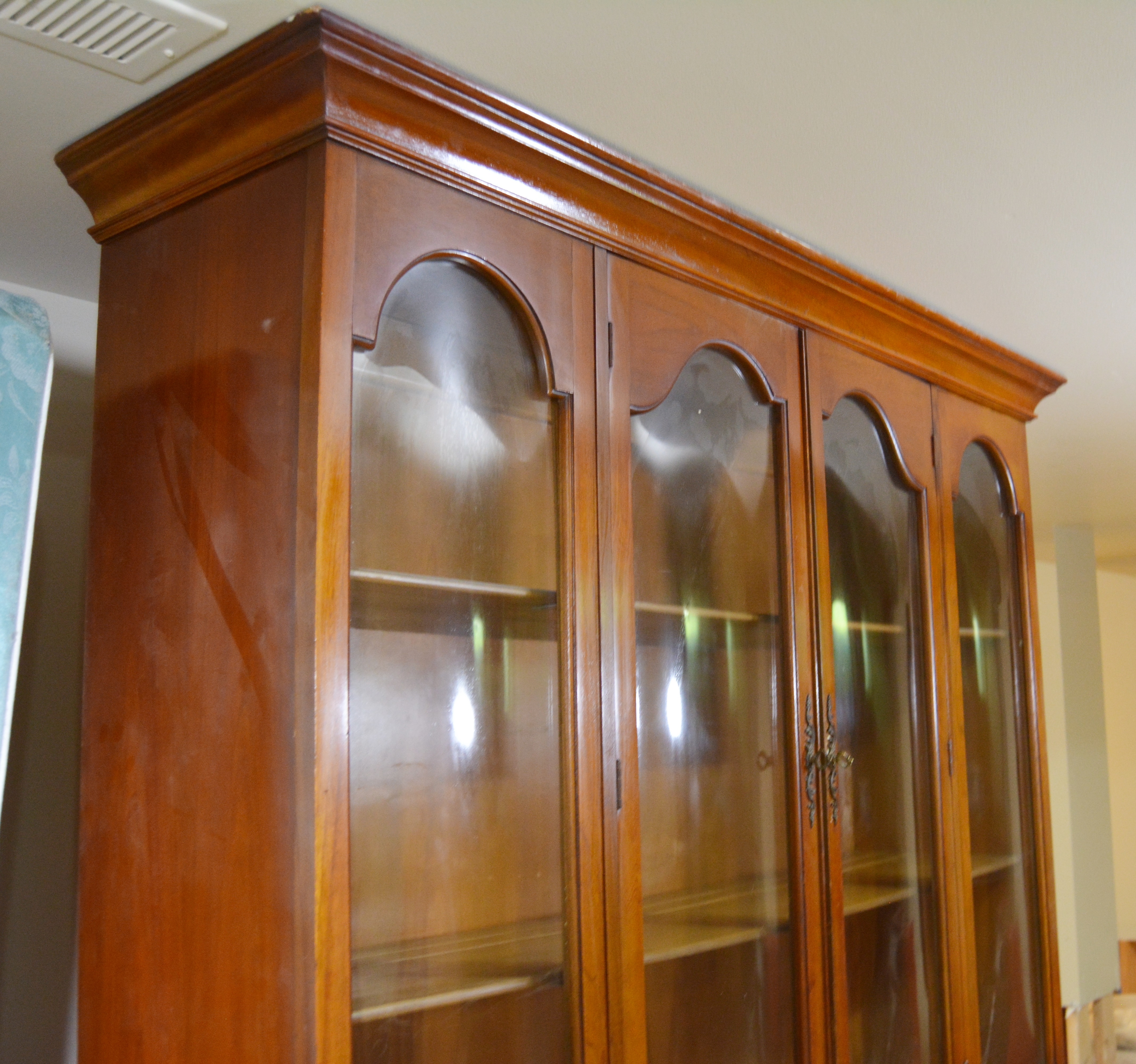 Vintage Cherry China Cabinet
