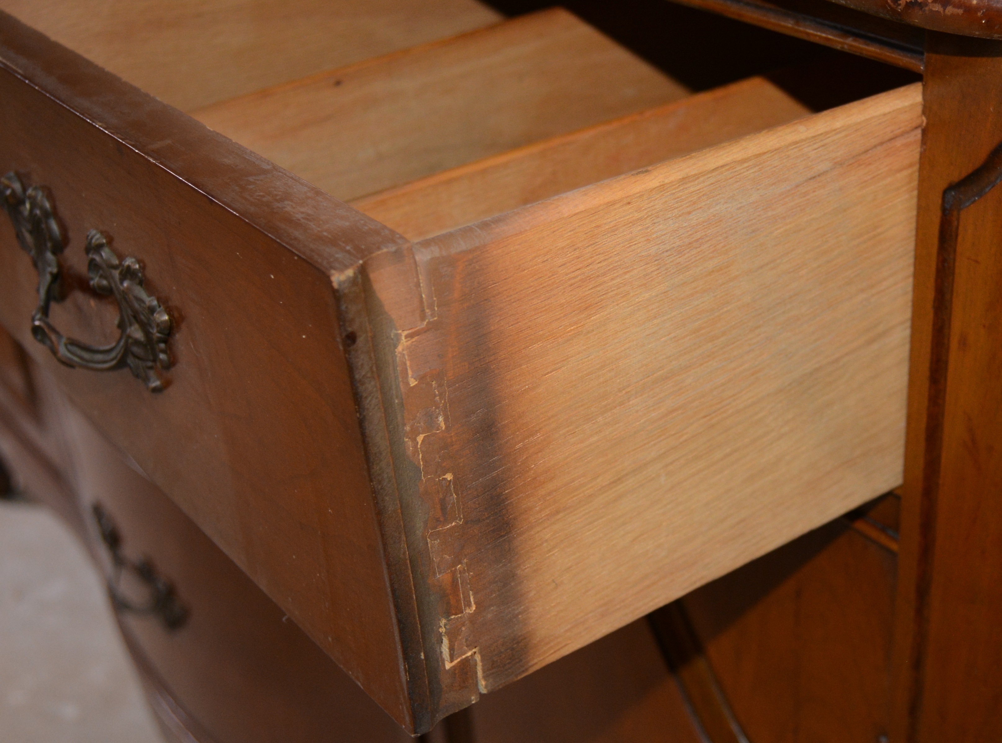 Vintage Cherry China Cabinet