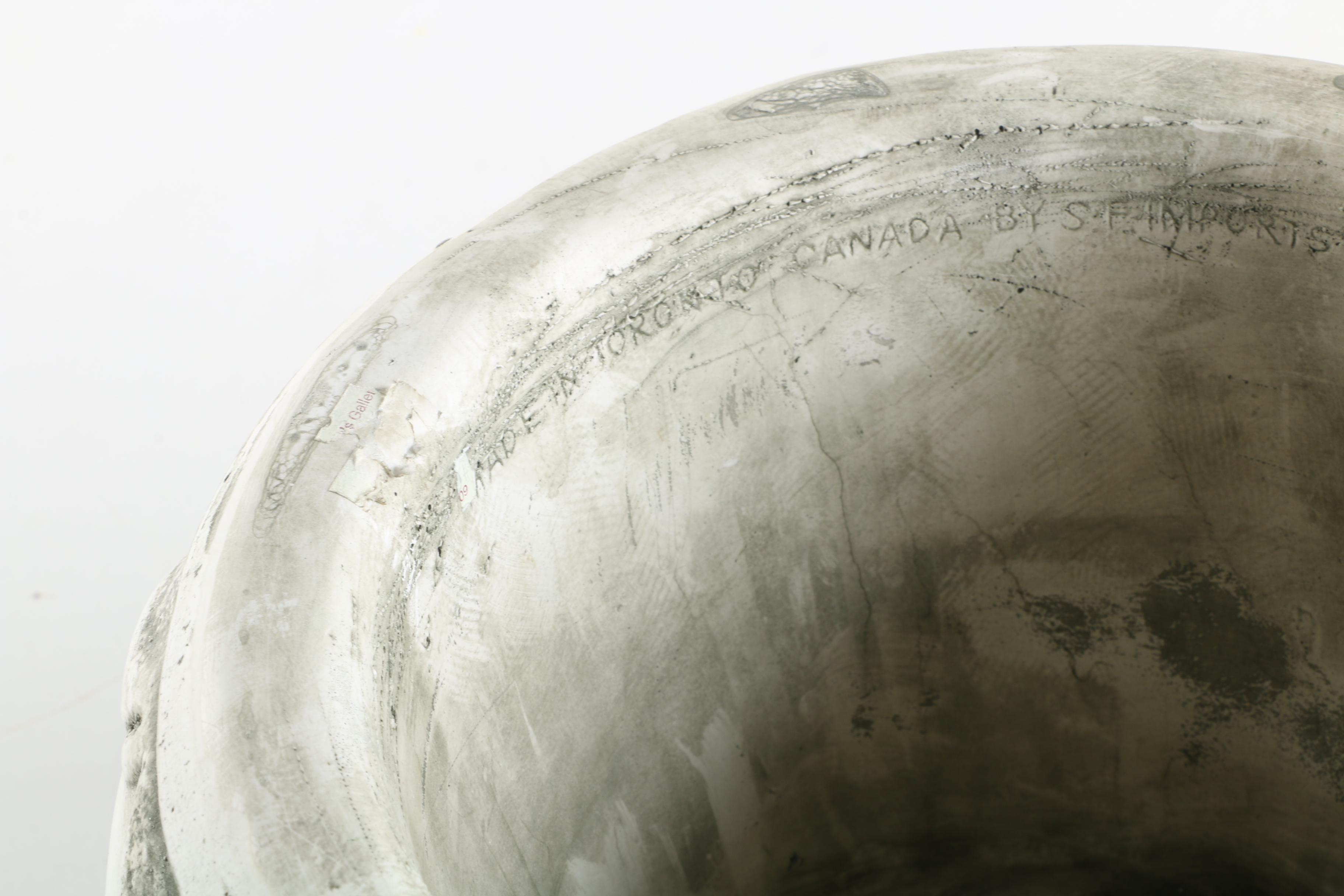 Composite Cherub Themed Planter