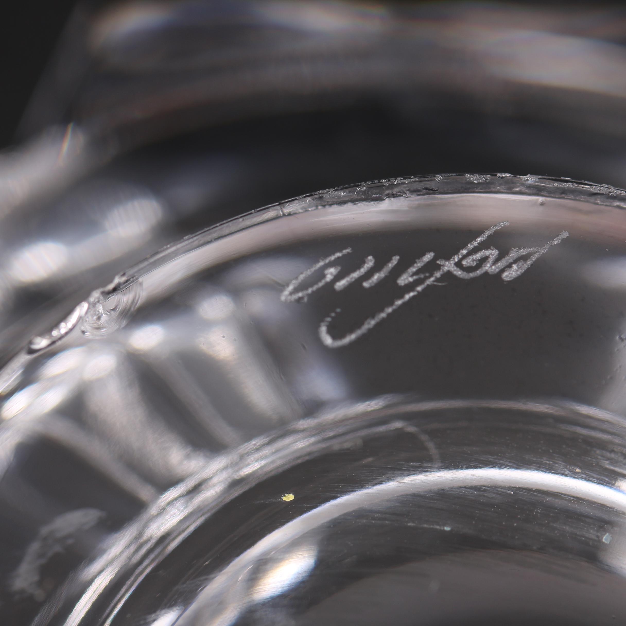 Orrefors "Corona" Crystal Bowl