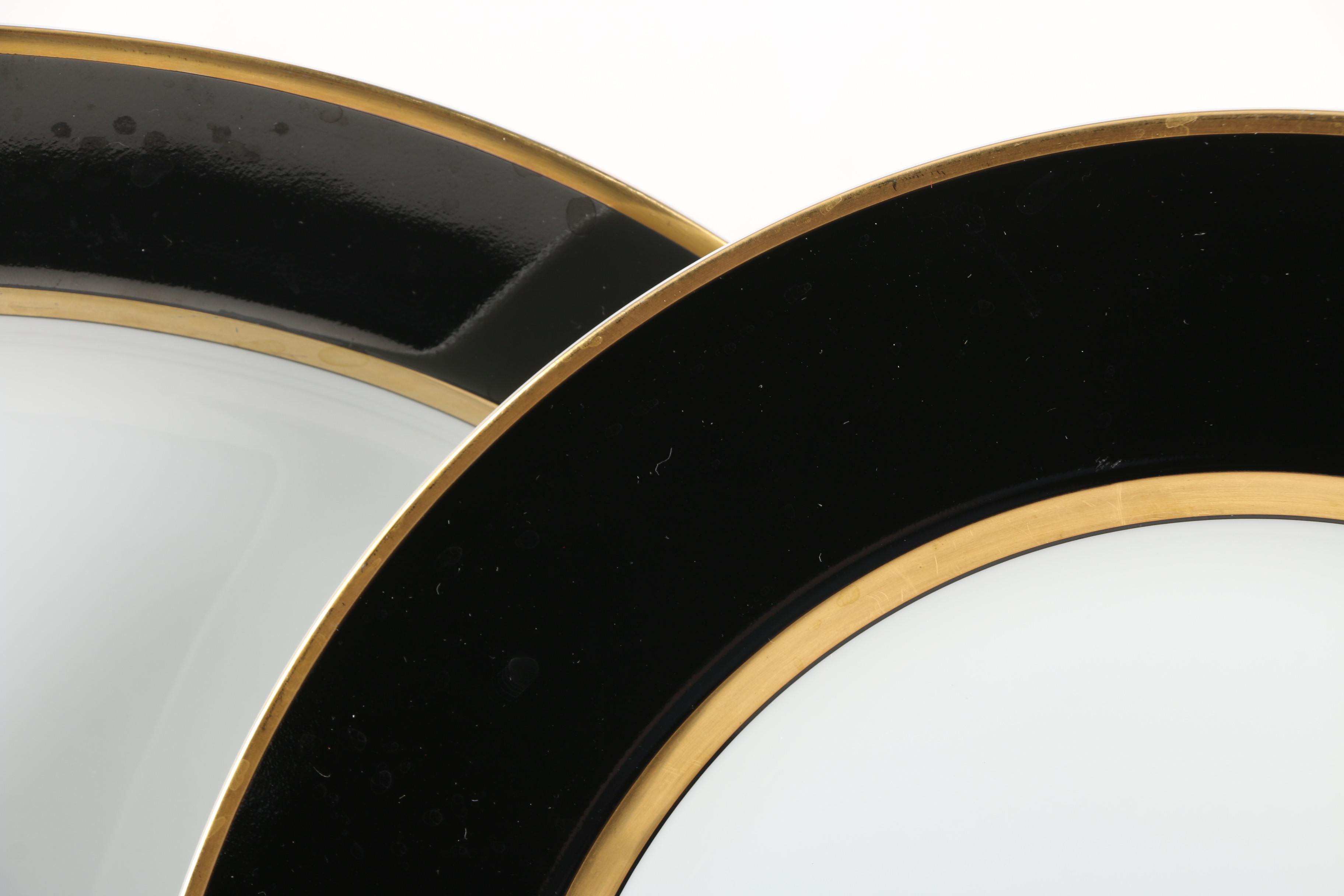 Fitz and Floyd "Oiseau Doré" Porcelain Dinnerware c. 1981