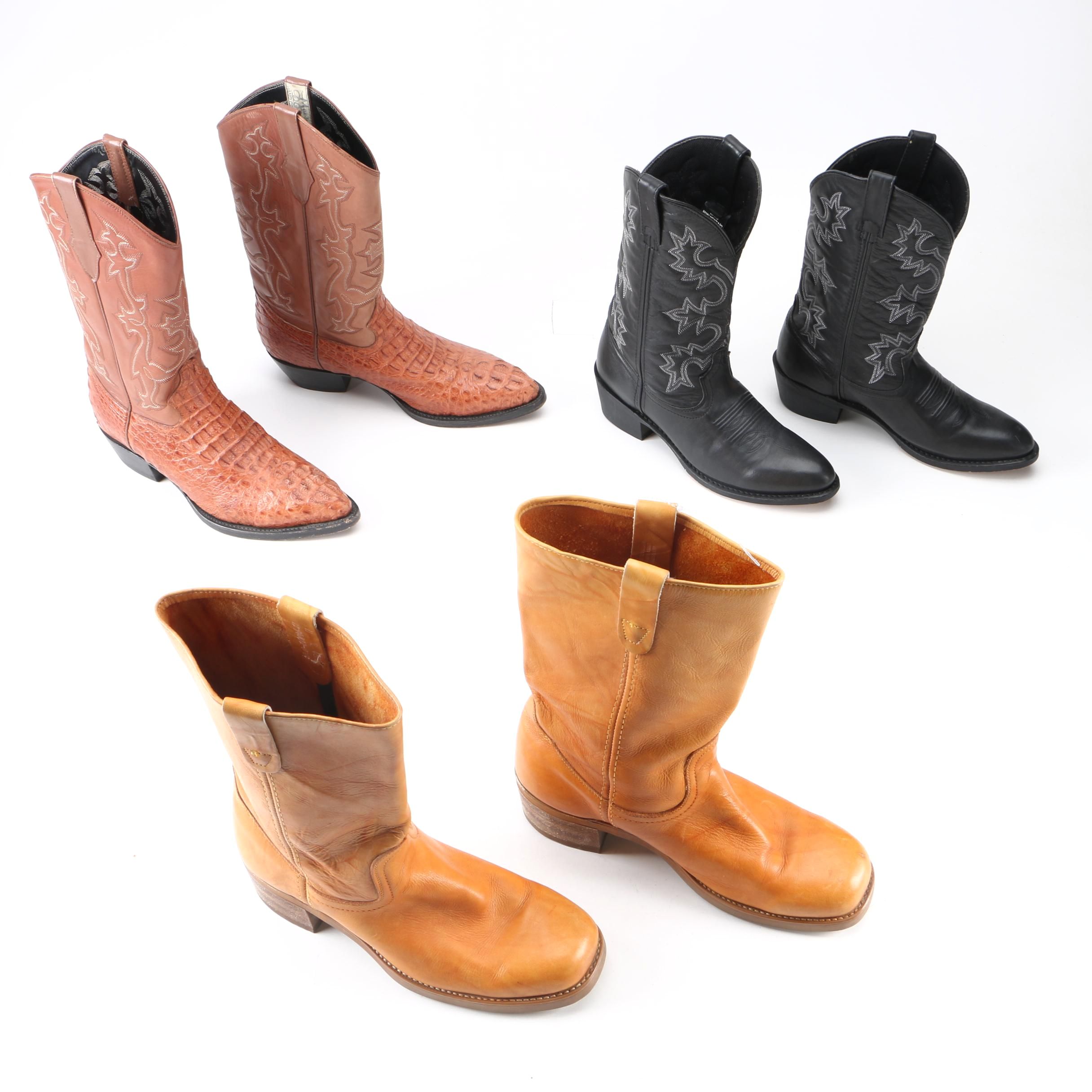 Men's Western Boots Including Alligator Skin