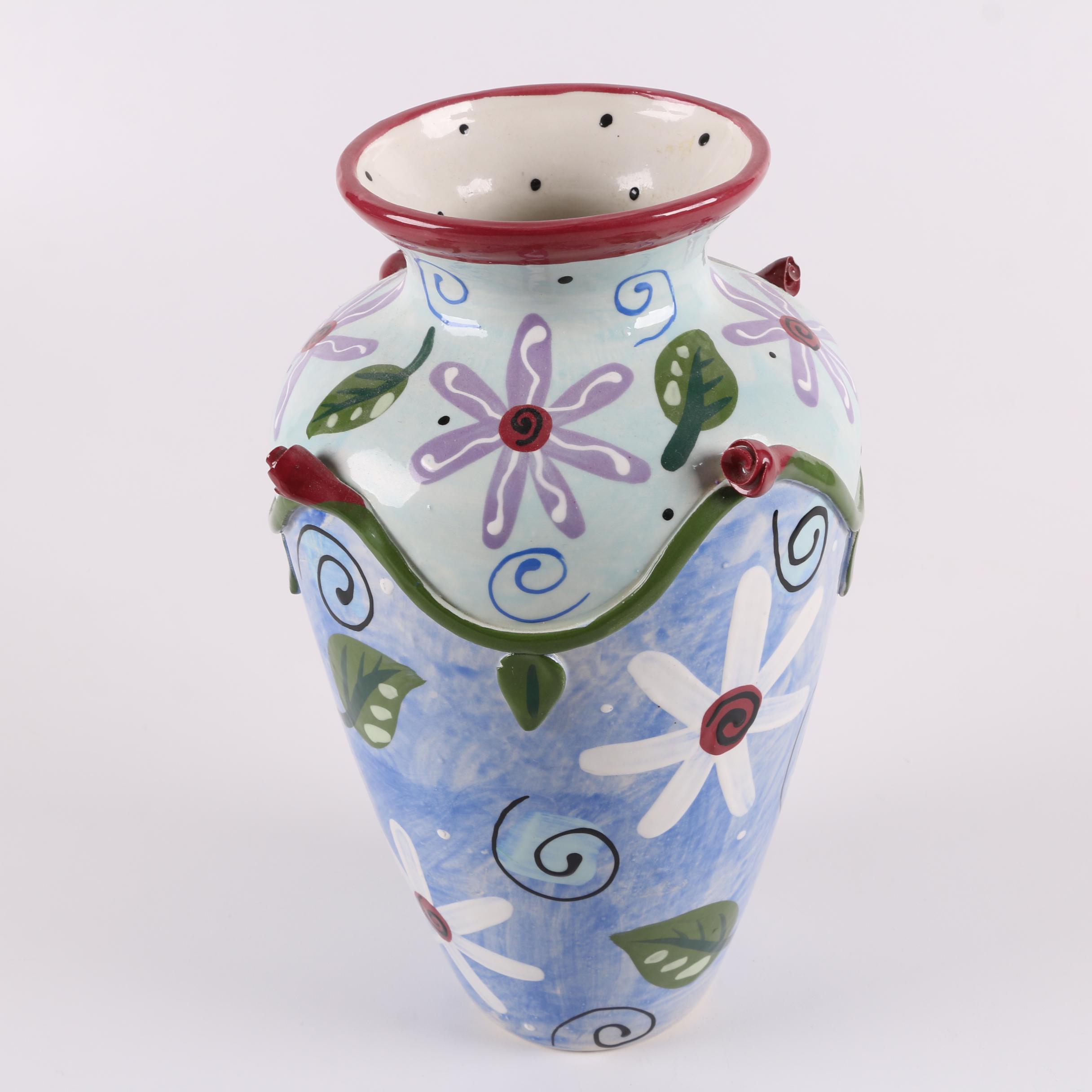 Contemporary Ceramic Vases Including Silvestri
