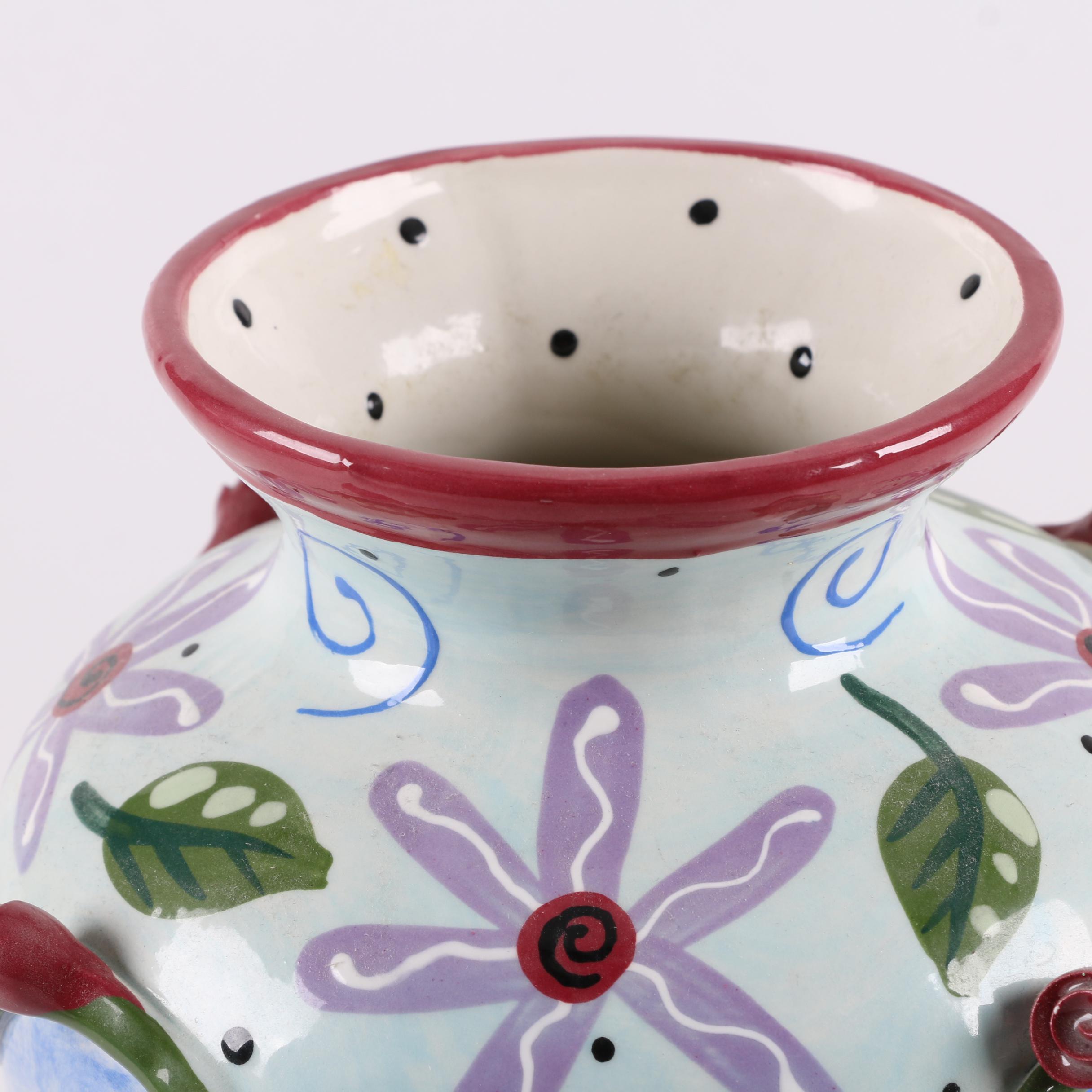 Contemporary Ceramic Vases Including Silvestri