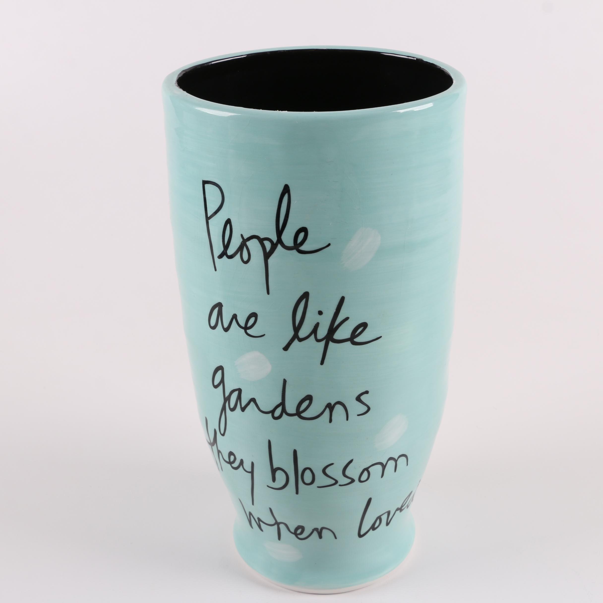 Contemporary Ceramic Vases Including Silvestri