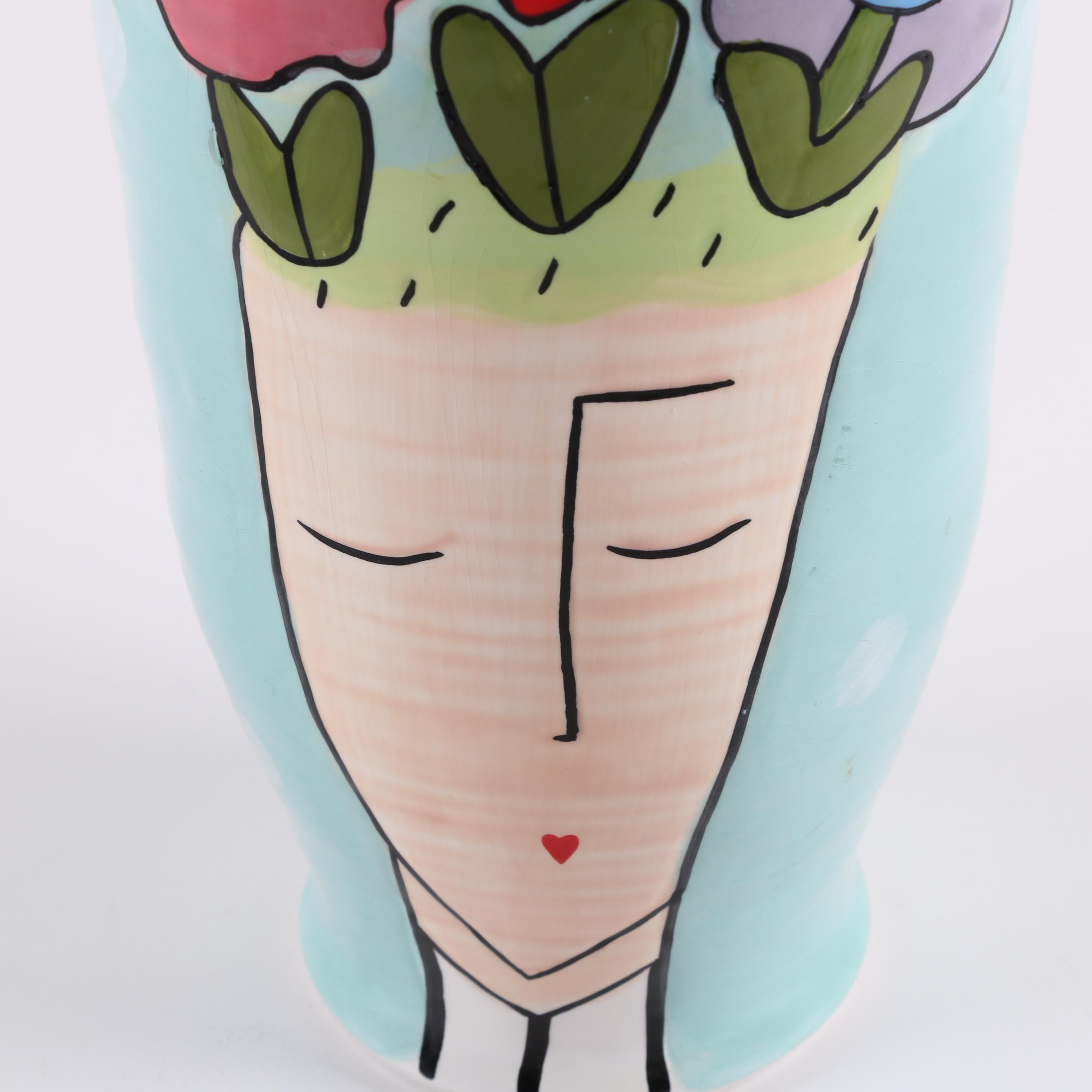 Contemporary Ceramic Vases Including Silvestri