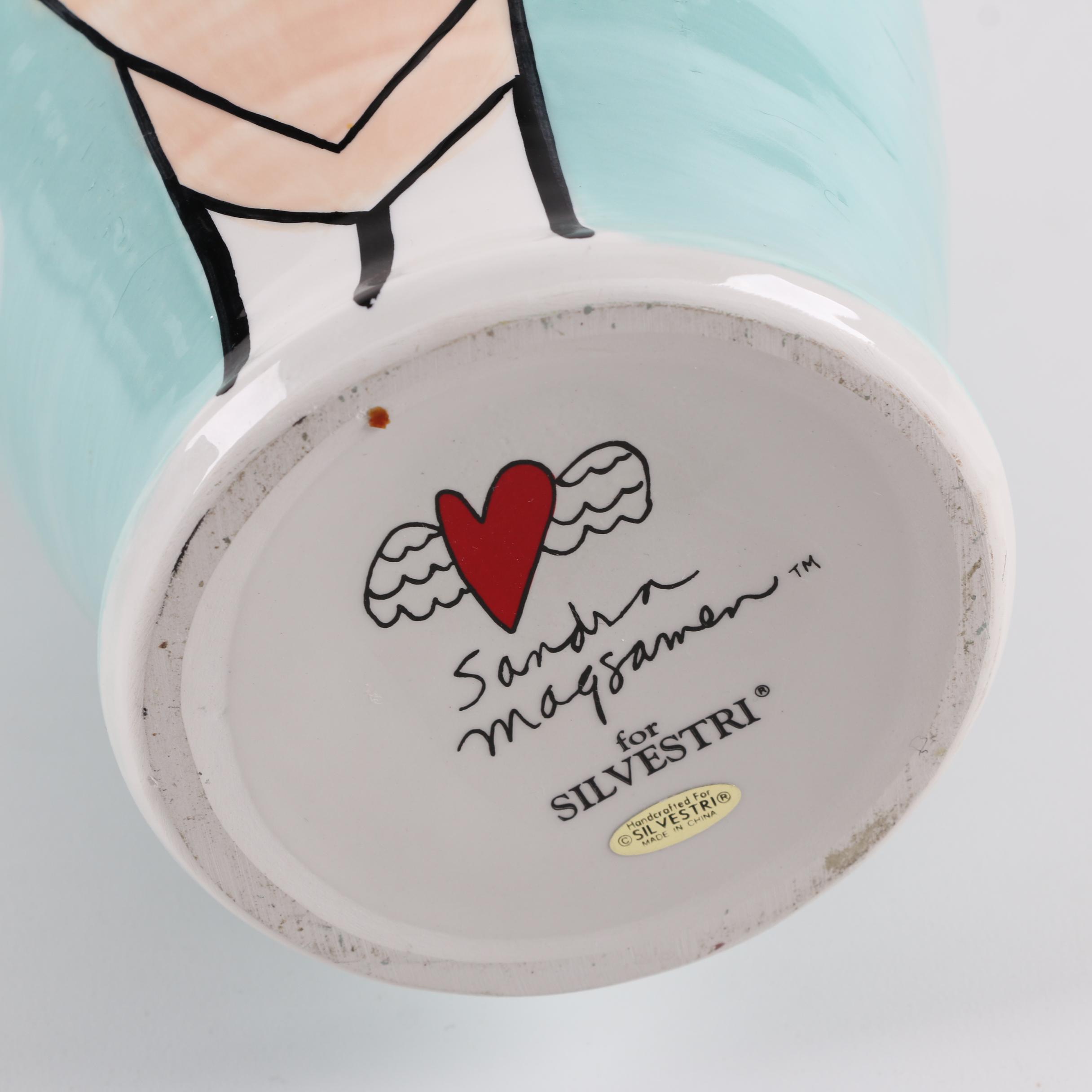 Contemporary Ceramic Vases Including Silvestri