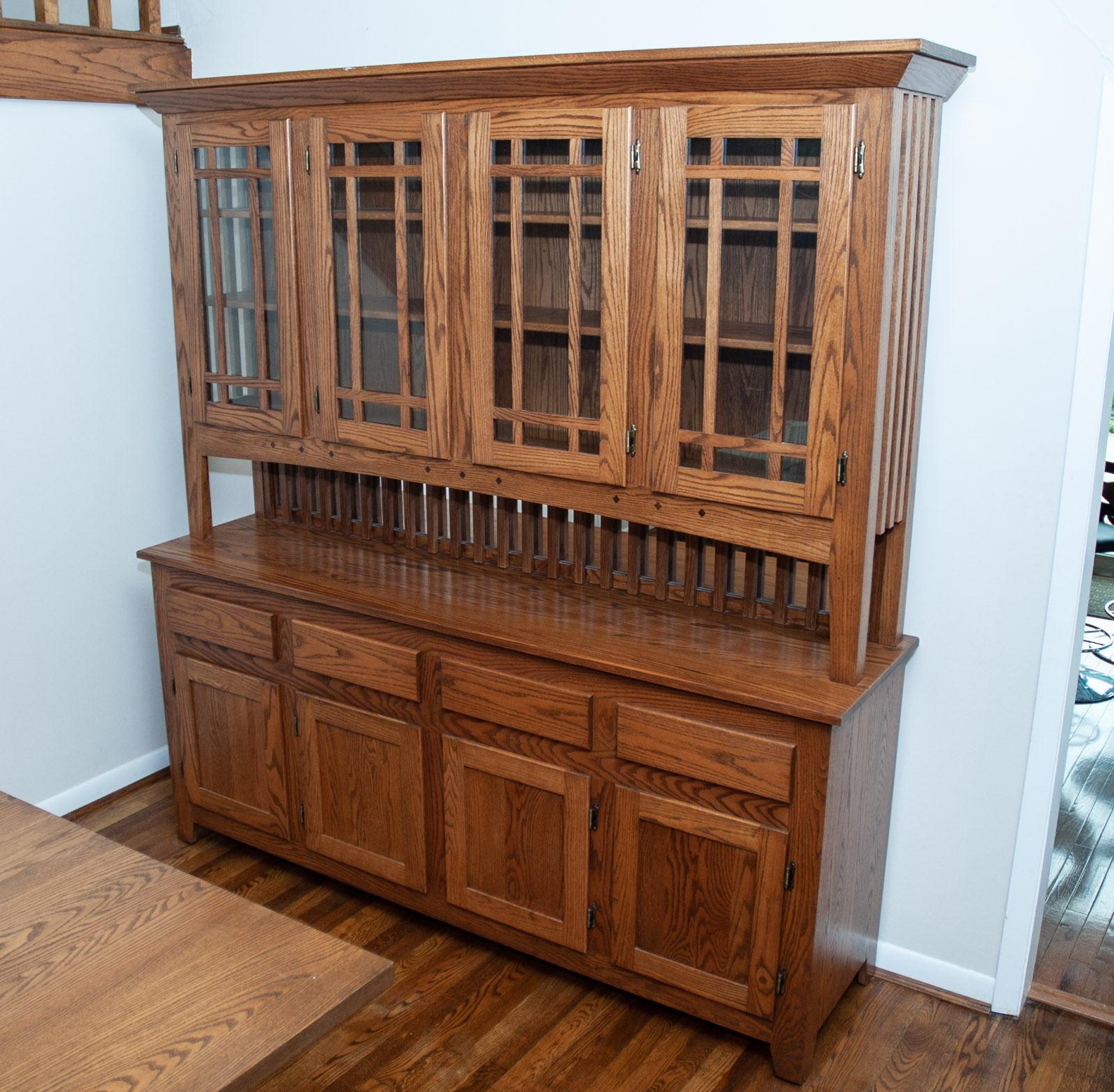 Mission Style China Cabinet