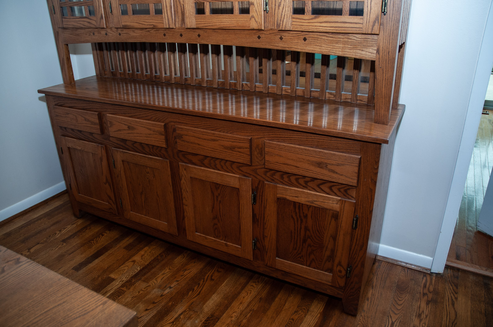 Mission Style China Cabinet