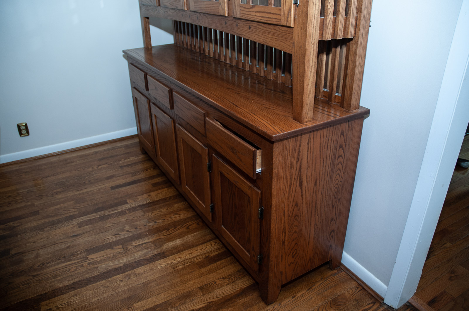 Mission Style China Cabinet