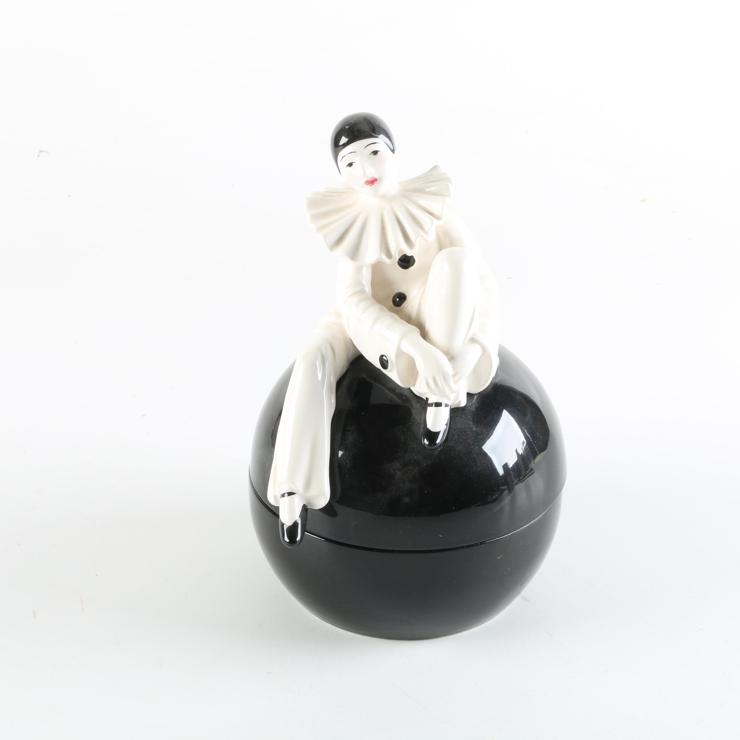 Sigma Decorative Box With Mime Figure