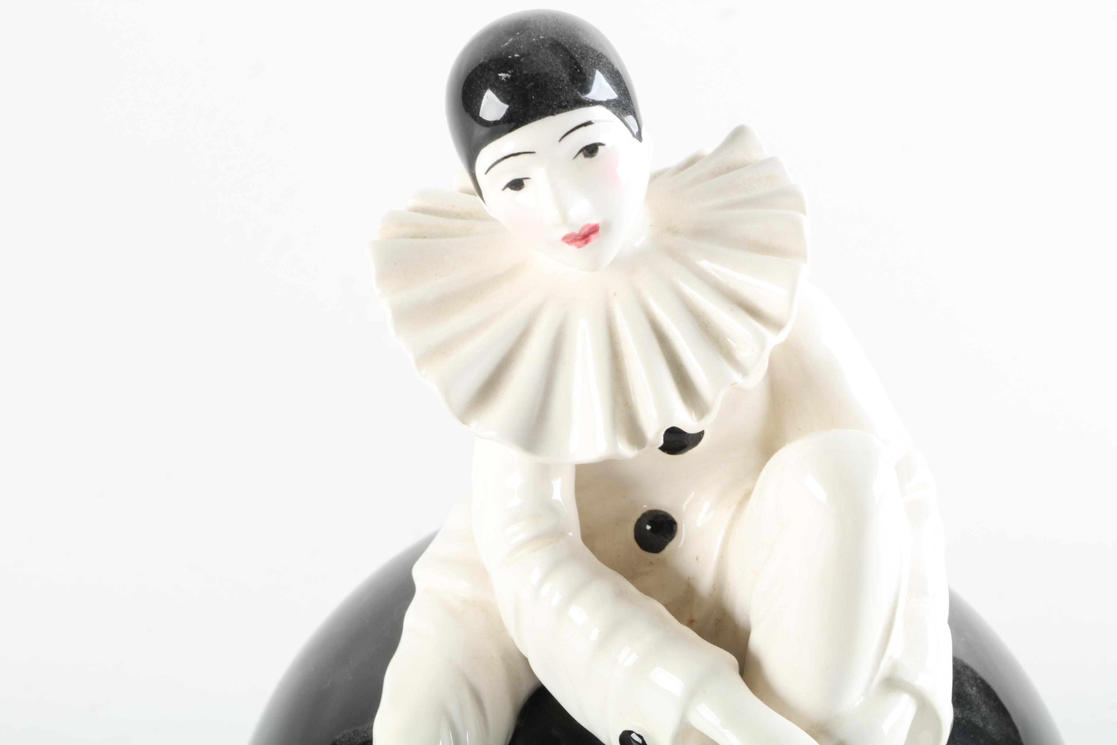 Sigma Decorative Box With Mime Figure