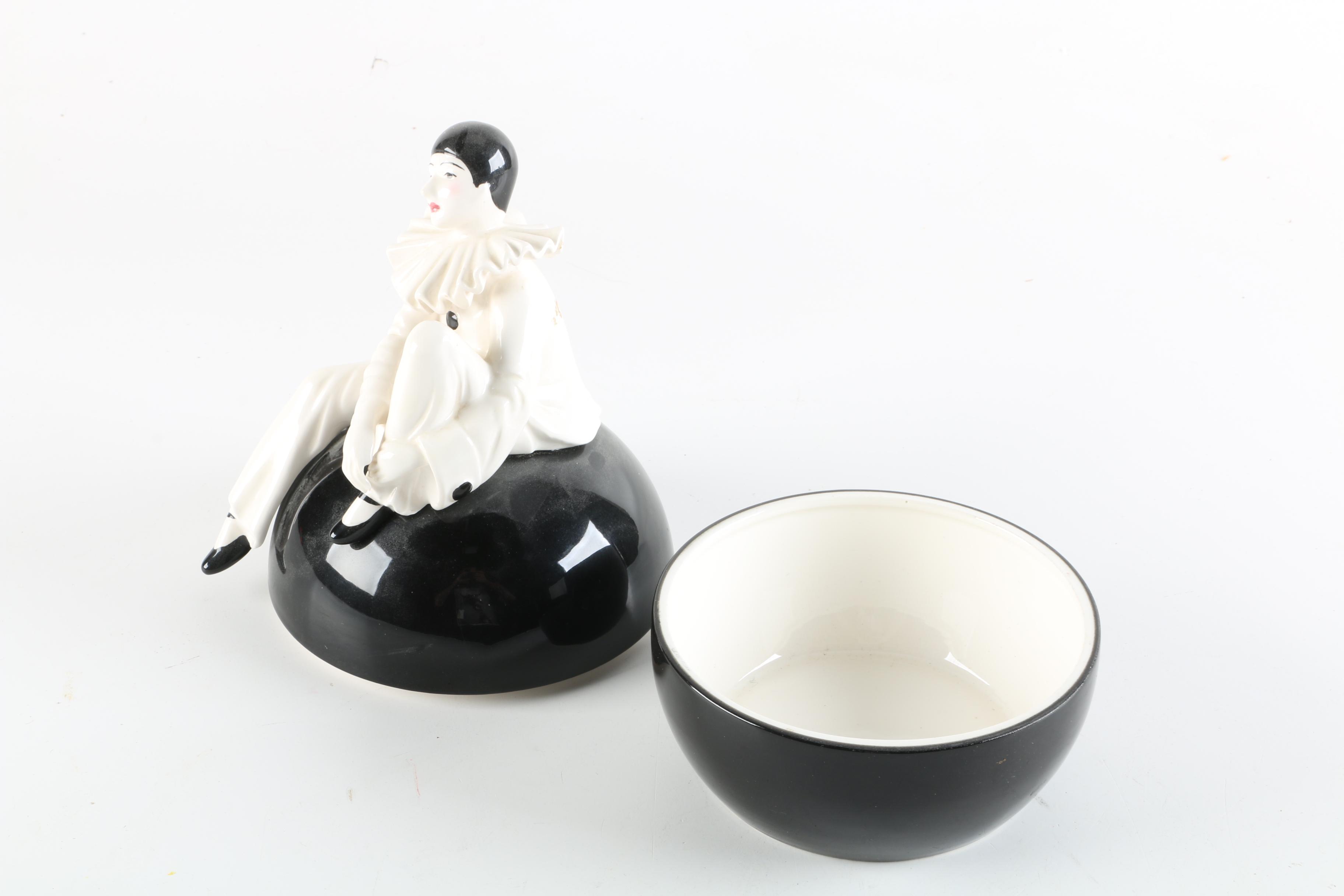 Sigma Decorative Box With Mime Figure