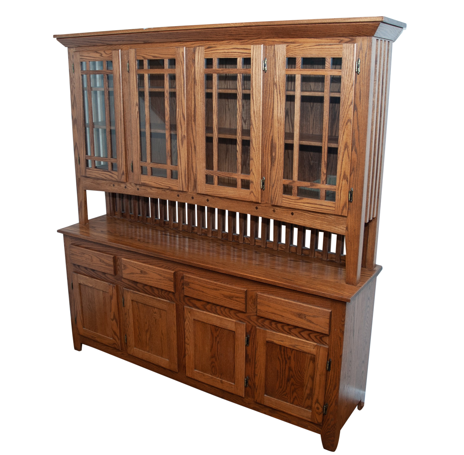 Mission Style China Cabinet