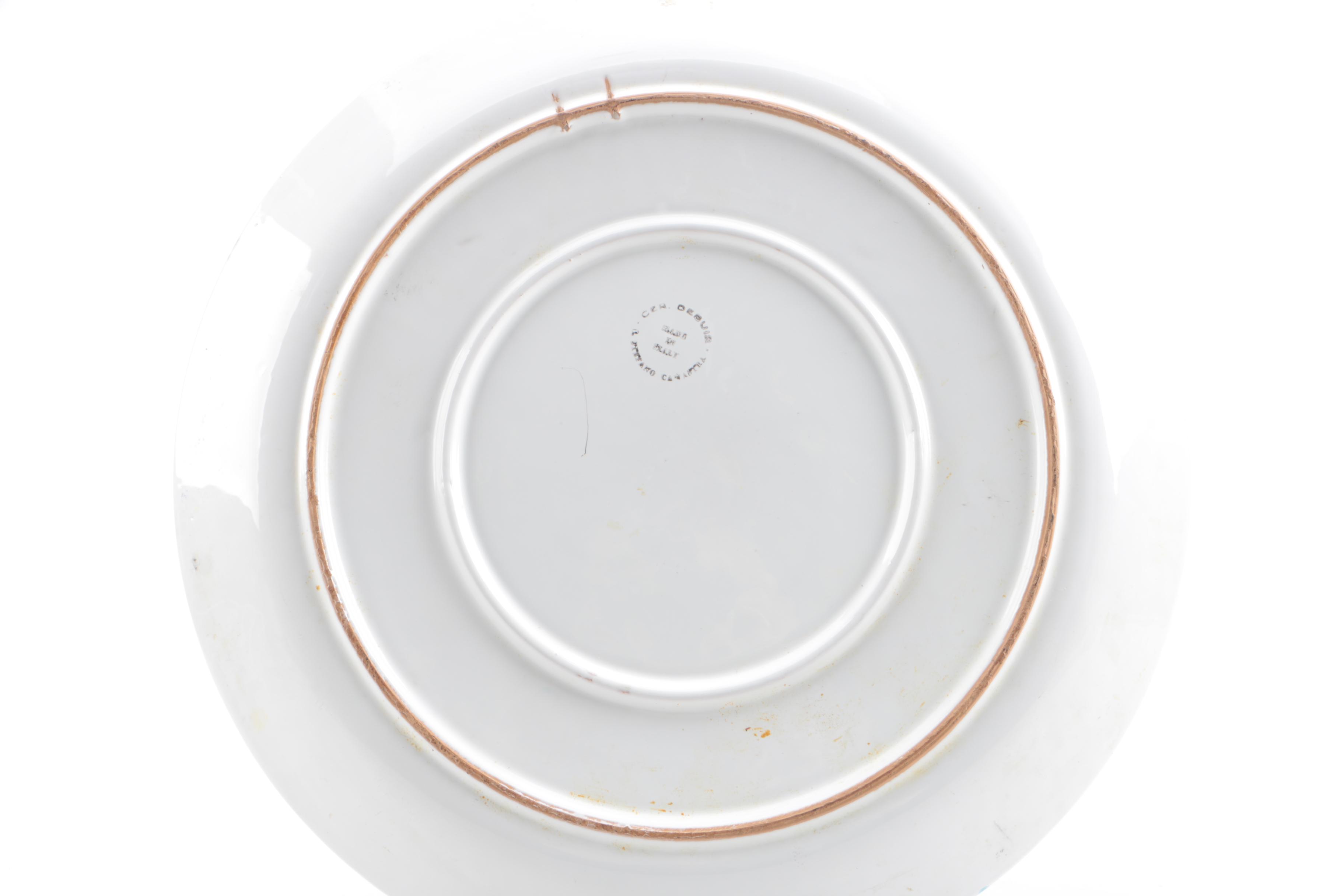 Vietri Cer Desuir Italian Hand-Painted Pottery Platter
