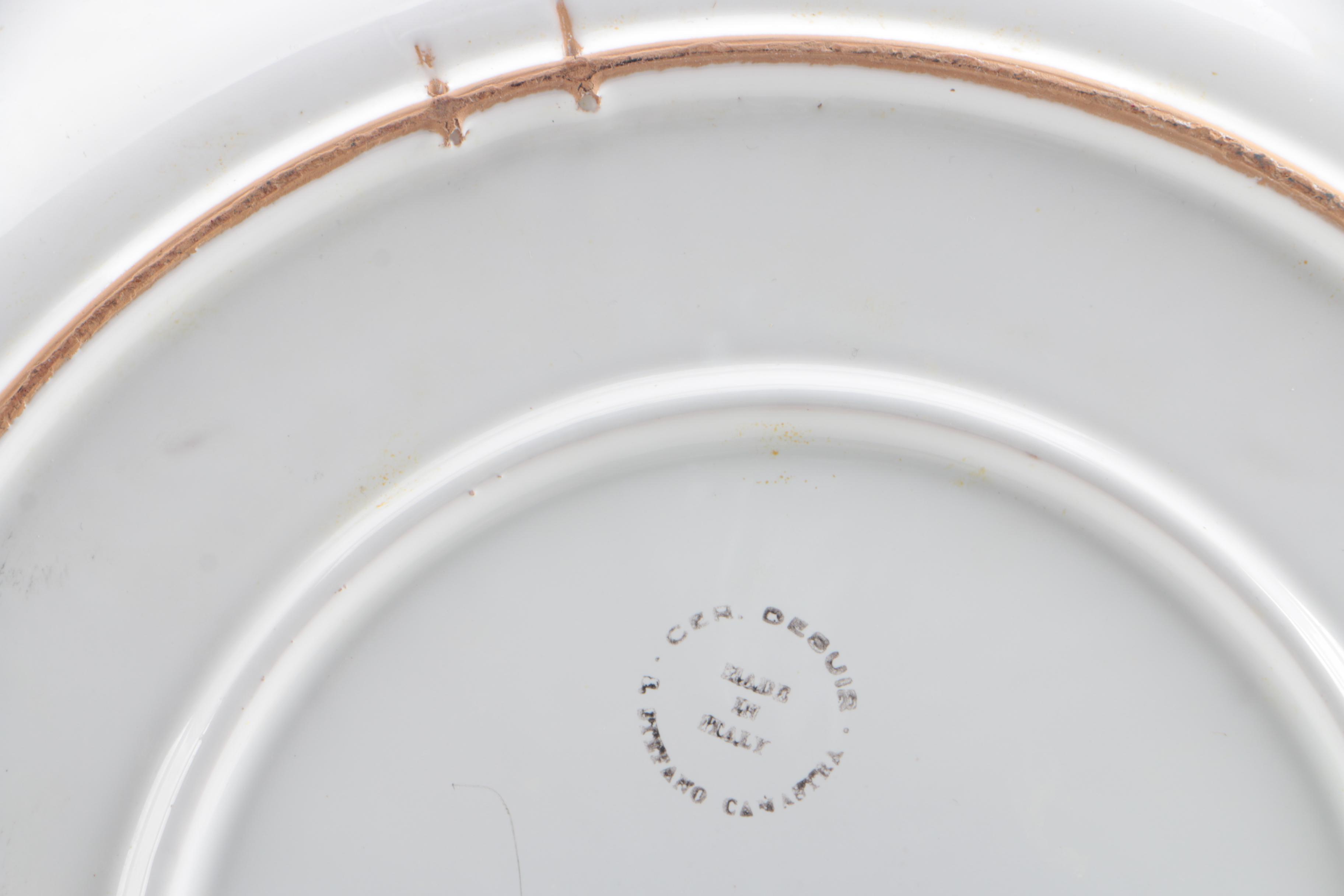 Vietri Cer Desuir Italian Hand-Painted Pottery Platter