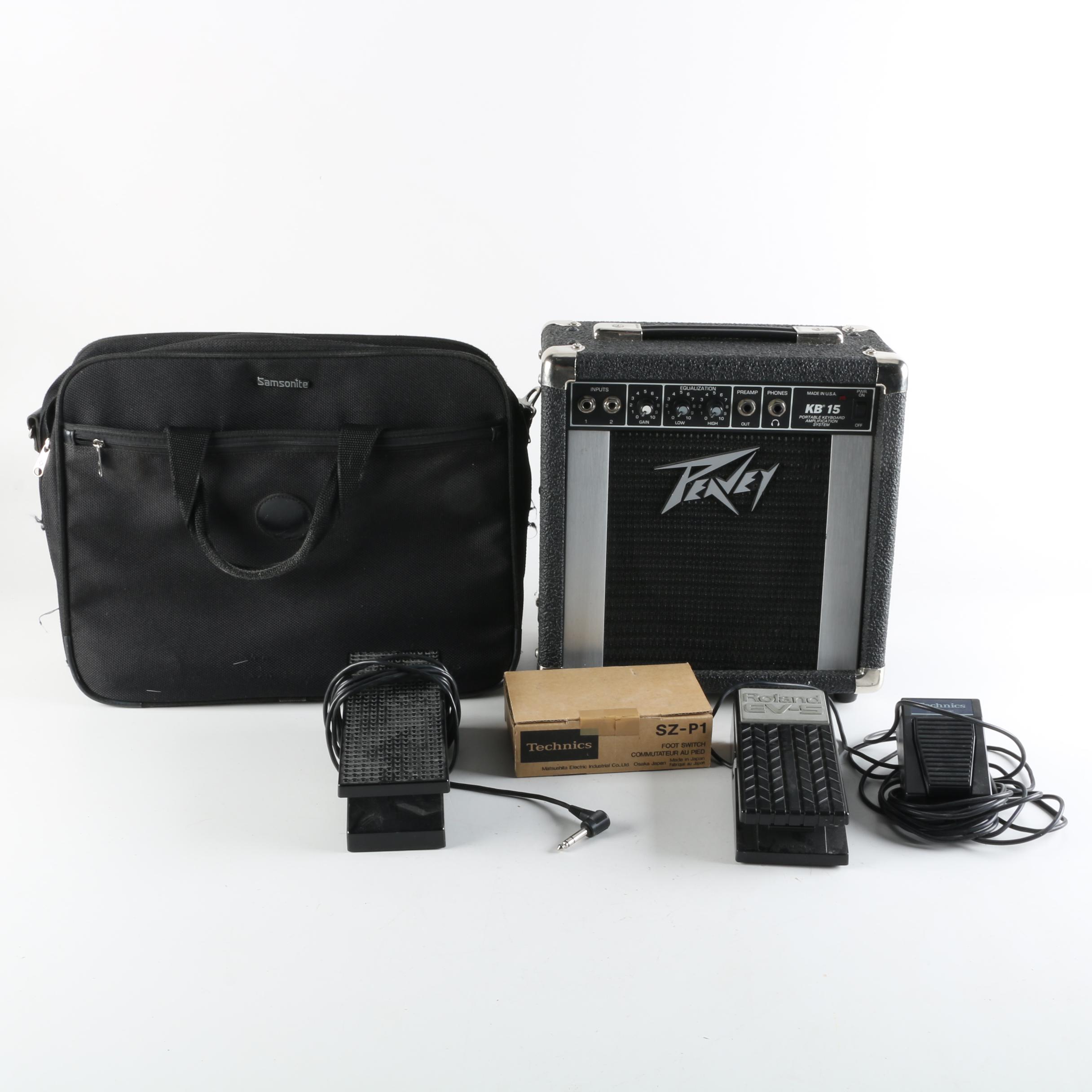 Peavey Keyboard Amp System with Pedals