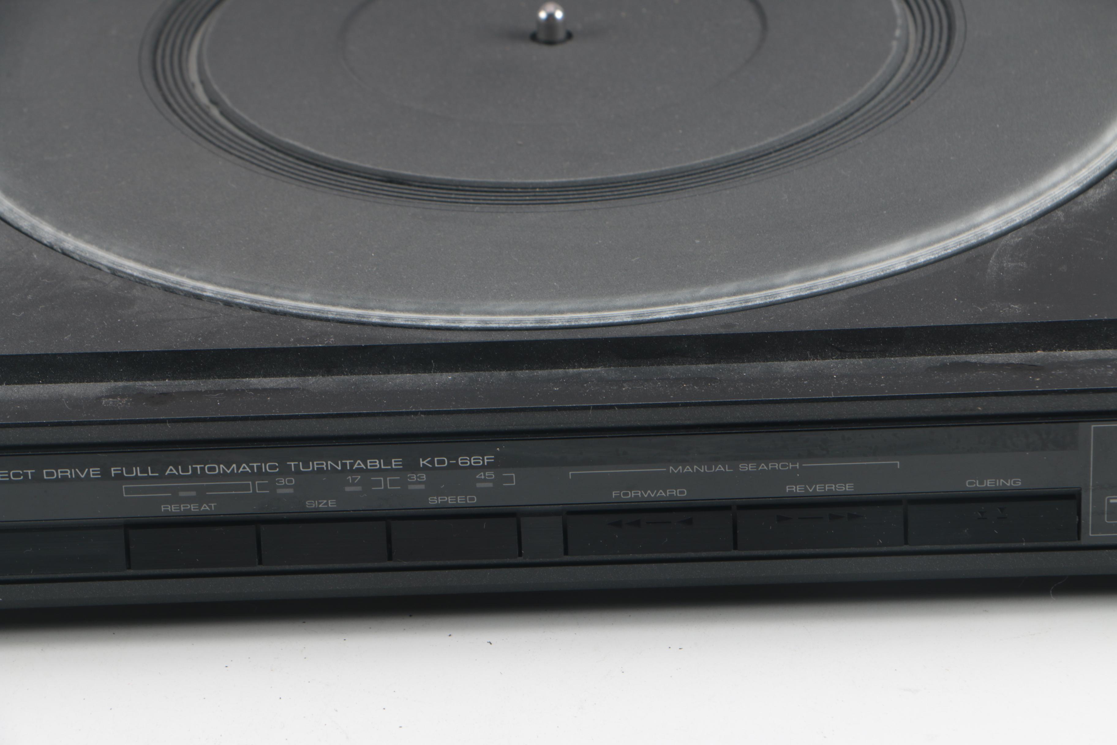 Kenwood KD-66F Direct Drive Turntable