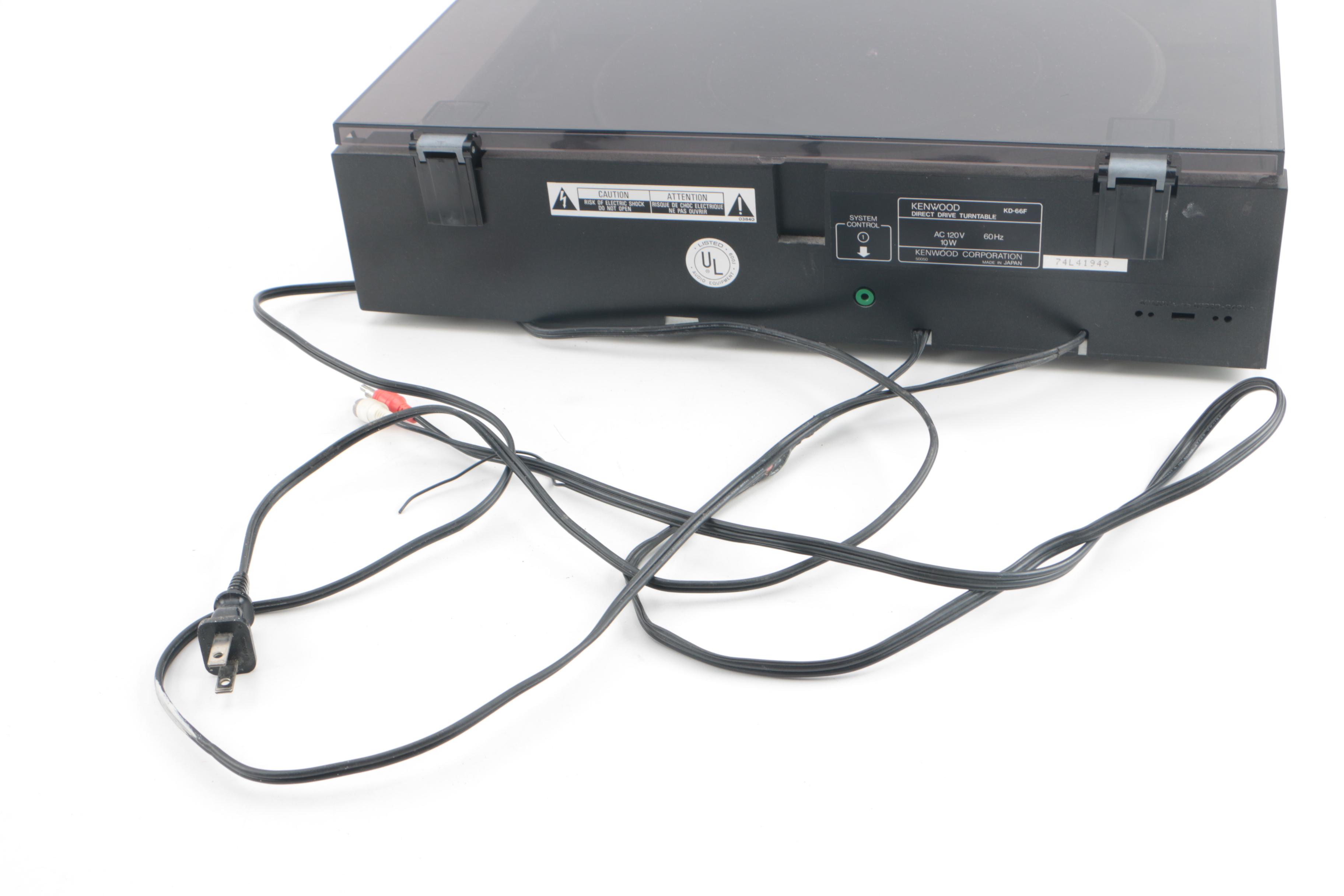 Kenwood KD-66F Direct Drive Turntable