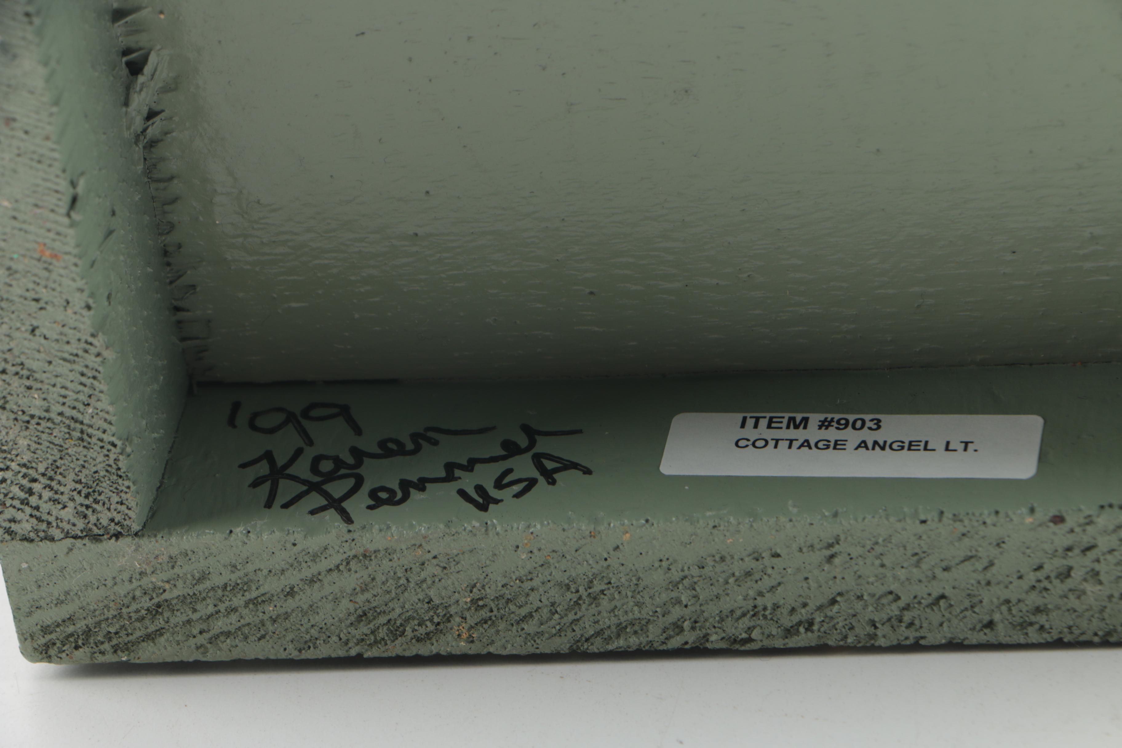 Karen Penner Handmade Wood and Copper House Candle "Angel Light"