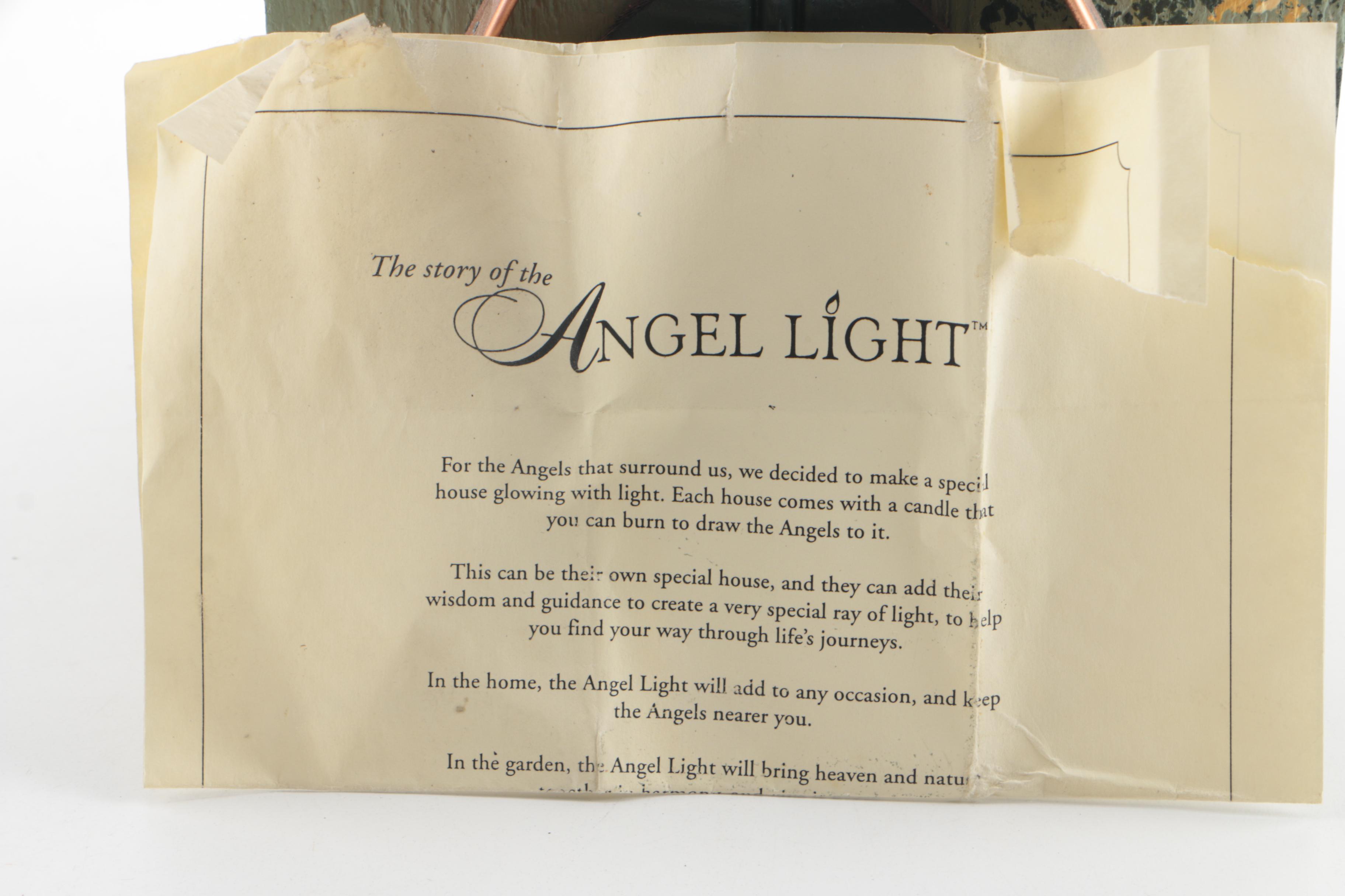 Karen Penner Handmade Wood and Copper House Candle "Angel Light"