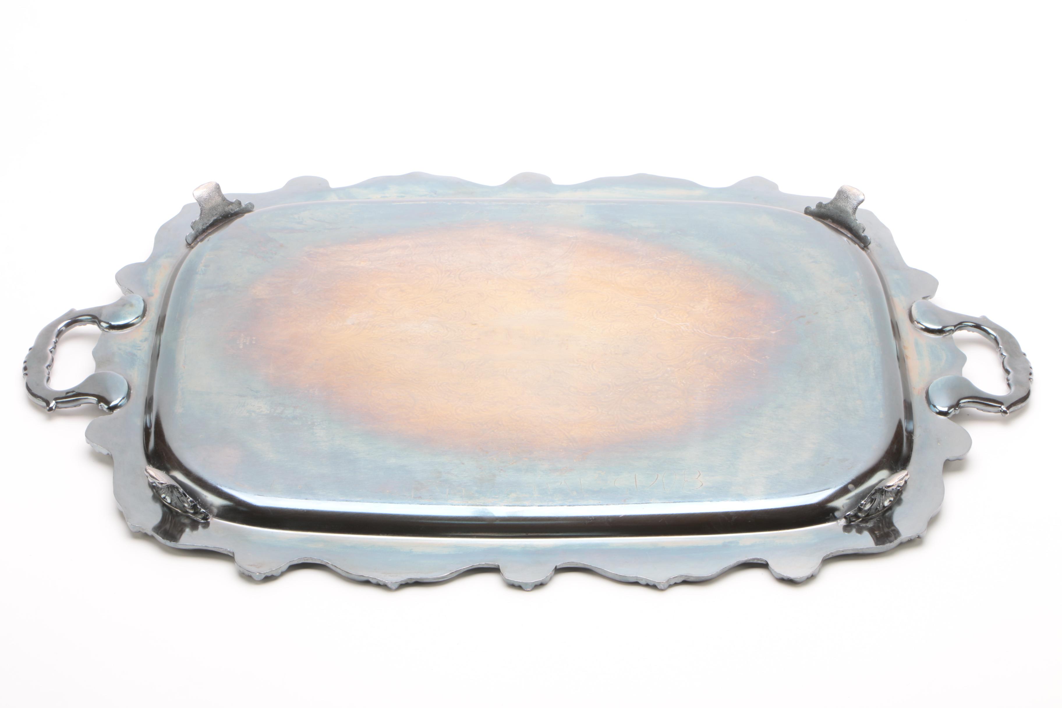 1847 Rogers Bros. "Remembrance" Silver Plate Tea and Coffee Service Set