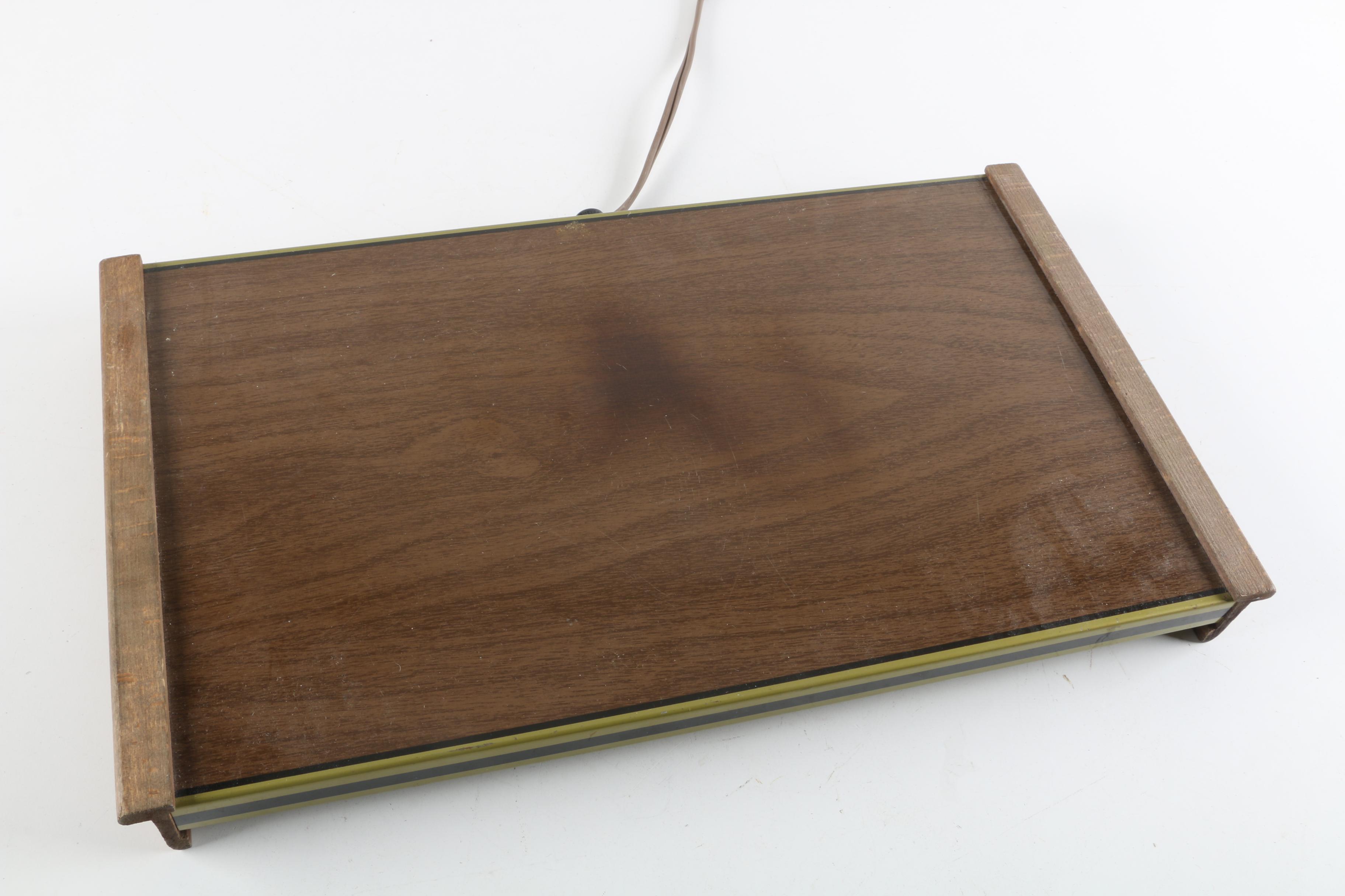 Reed & Barton Newman's Own Steak House Knives with Warming Plate