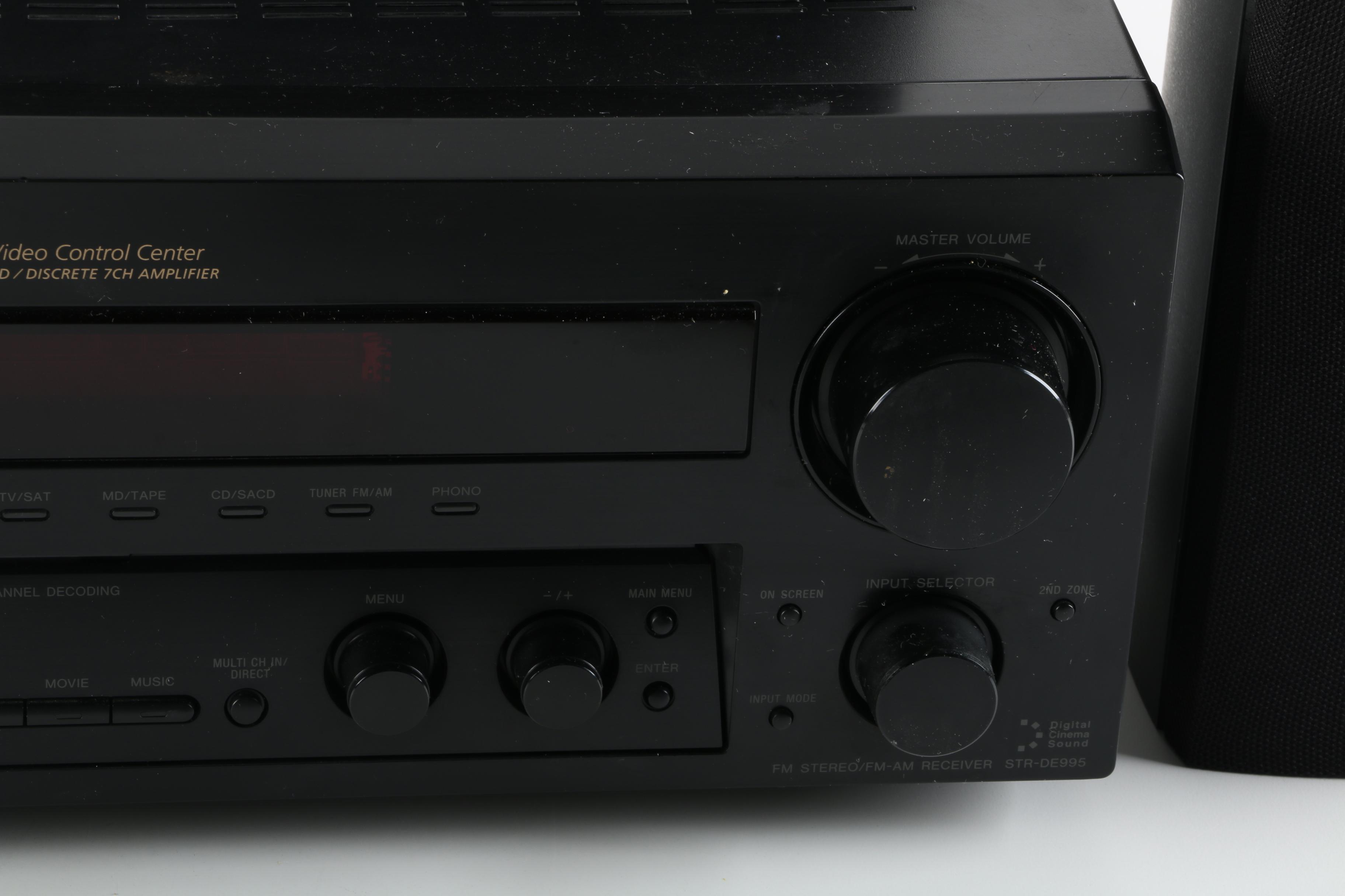 Sony AM/FM Stereo Receiver and ProCinema Speakers