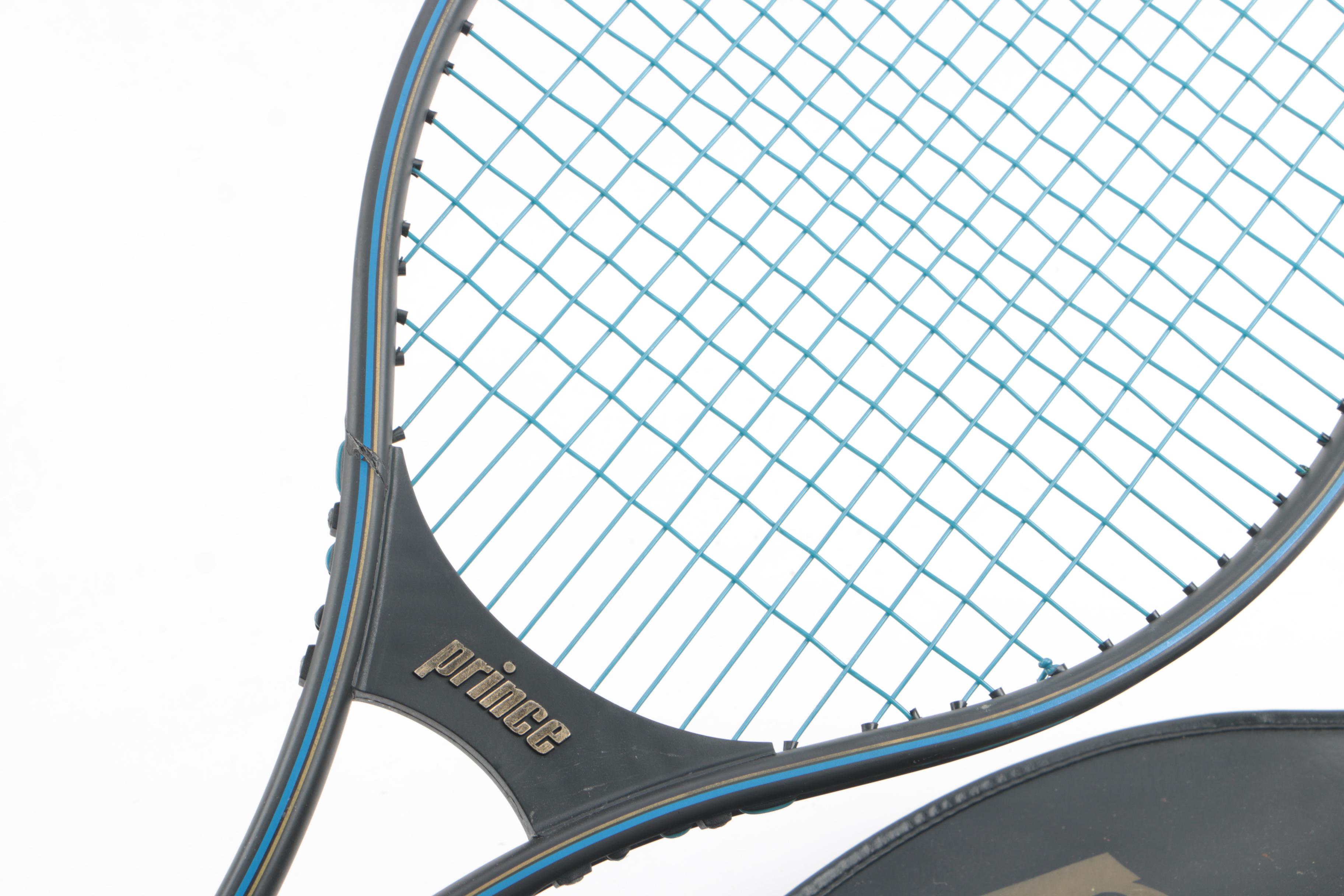 Tennis Rackets and Cases Including Prince