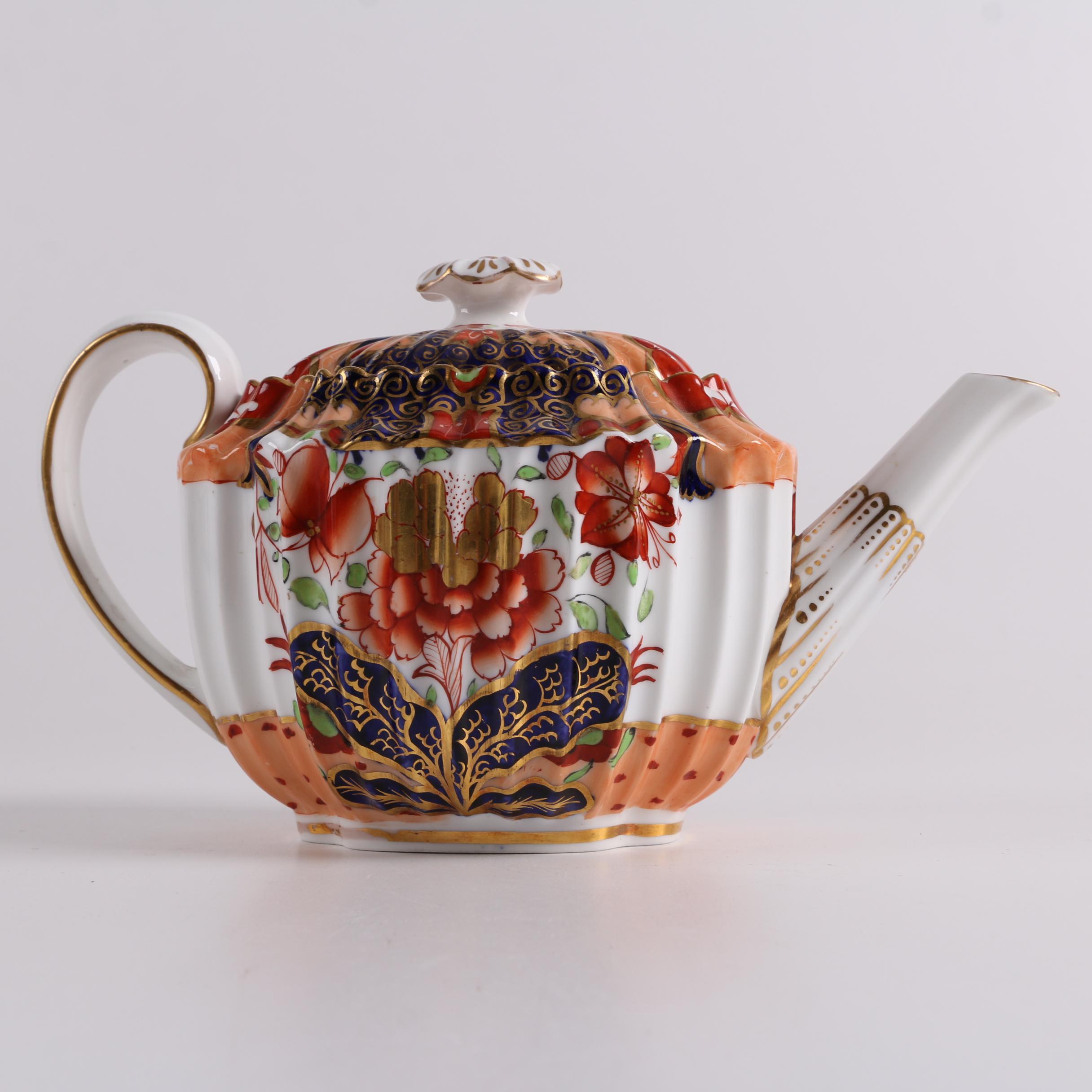 Antique Copeland Imari Porcelain Teapot Circa 1851-85