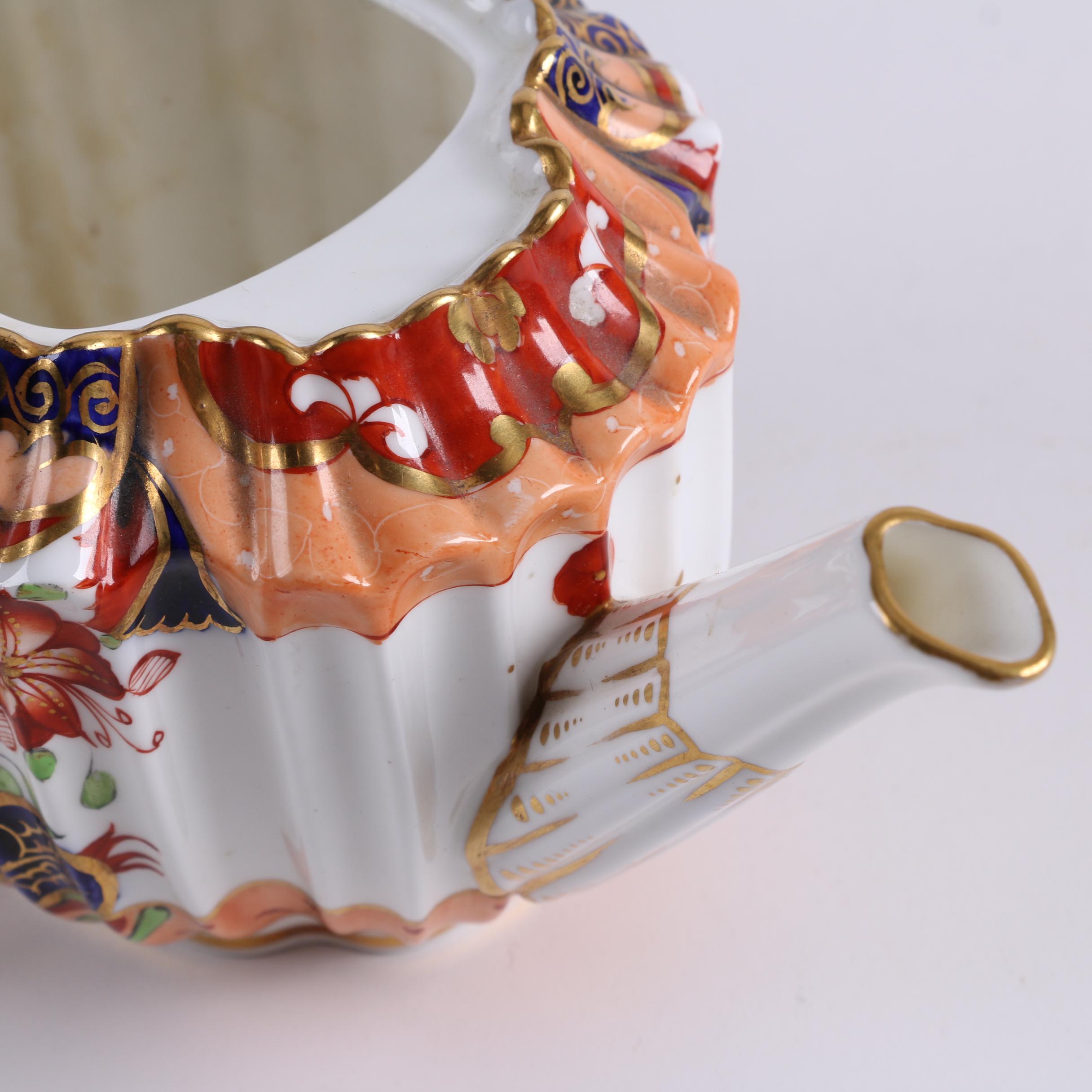 Antique Copeland Imari Porcelain Teapot Circa 1851-85
