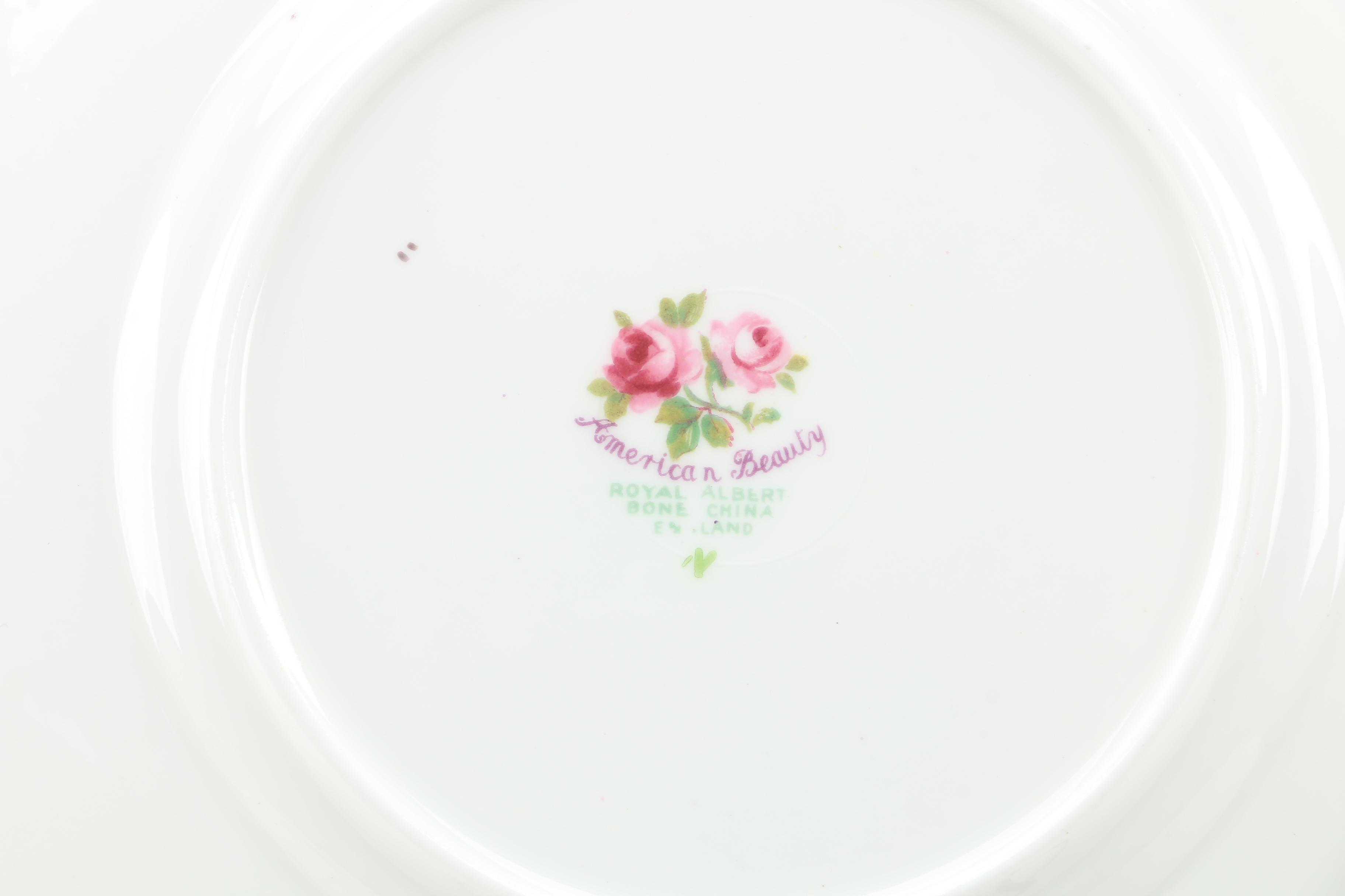 Royal Albert "Old English Rose" and "American Beauty" Bone China Tea Service
