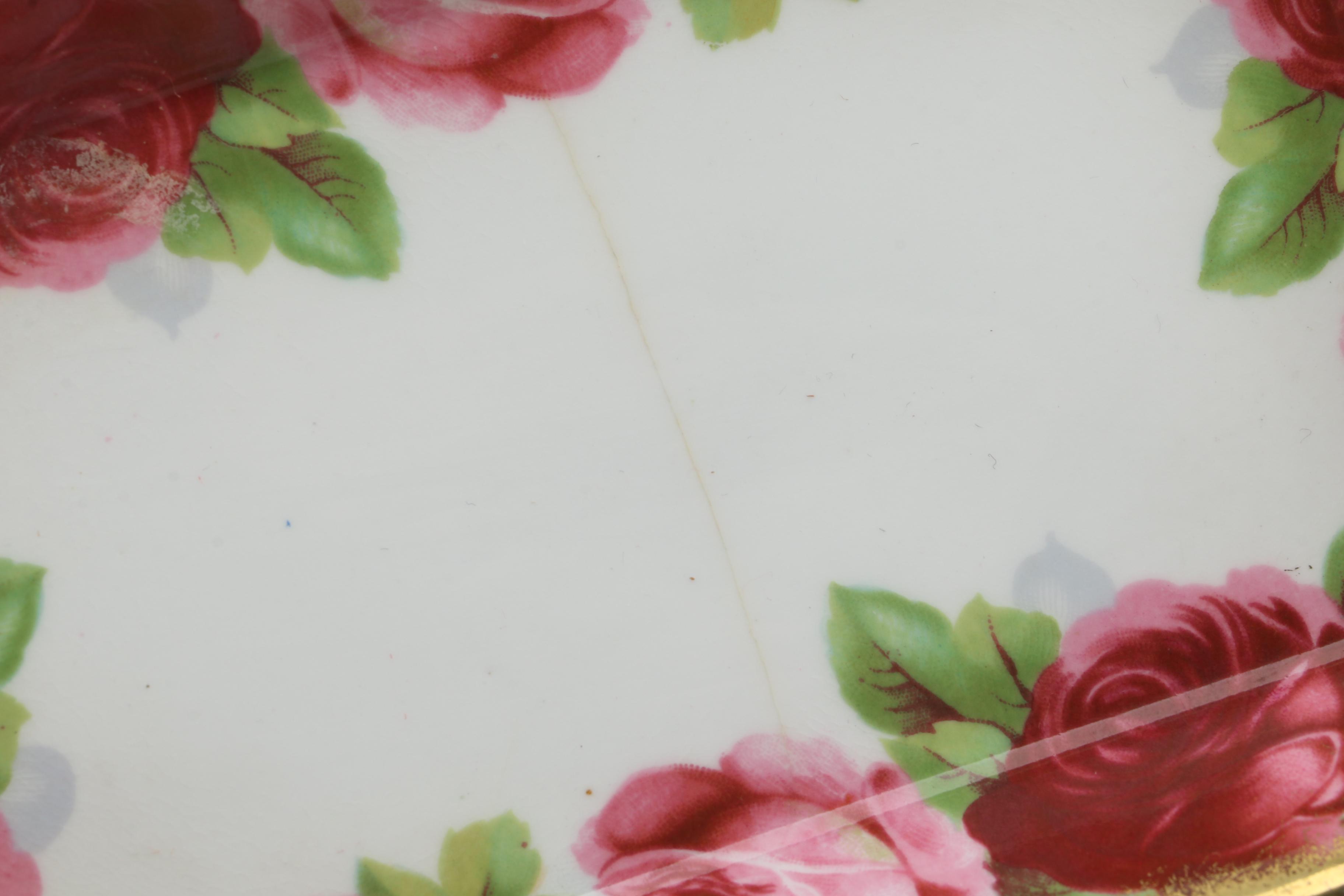 Royal Albert "Old English Rose" and "American Beauty" Bone China Tea Service