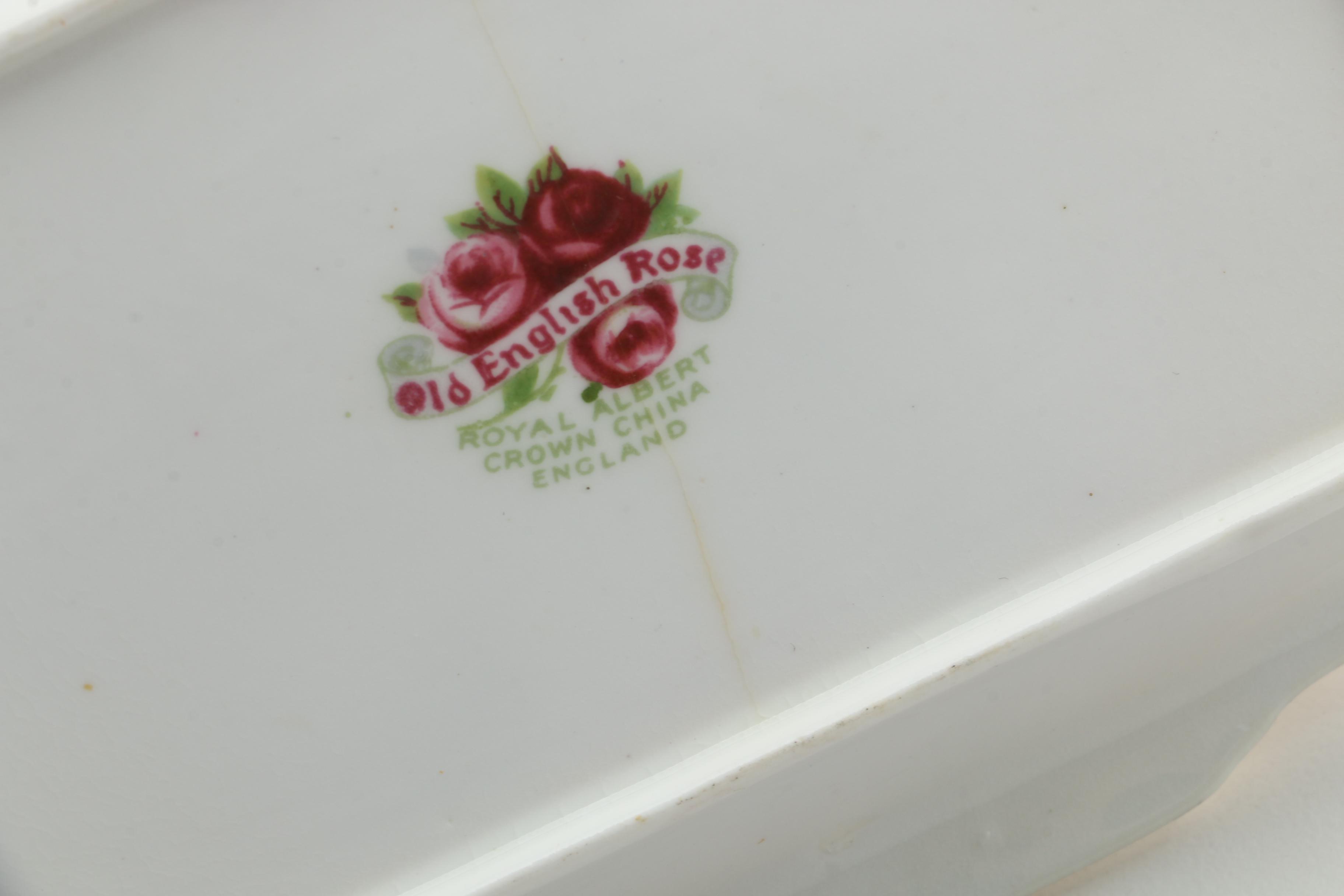 Royal Albert "Old English Rose" and "American Beauty" Bone China Tea Service