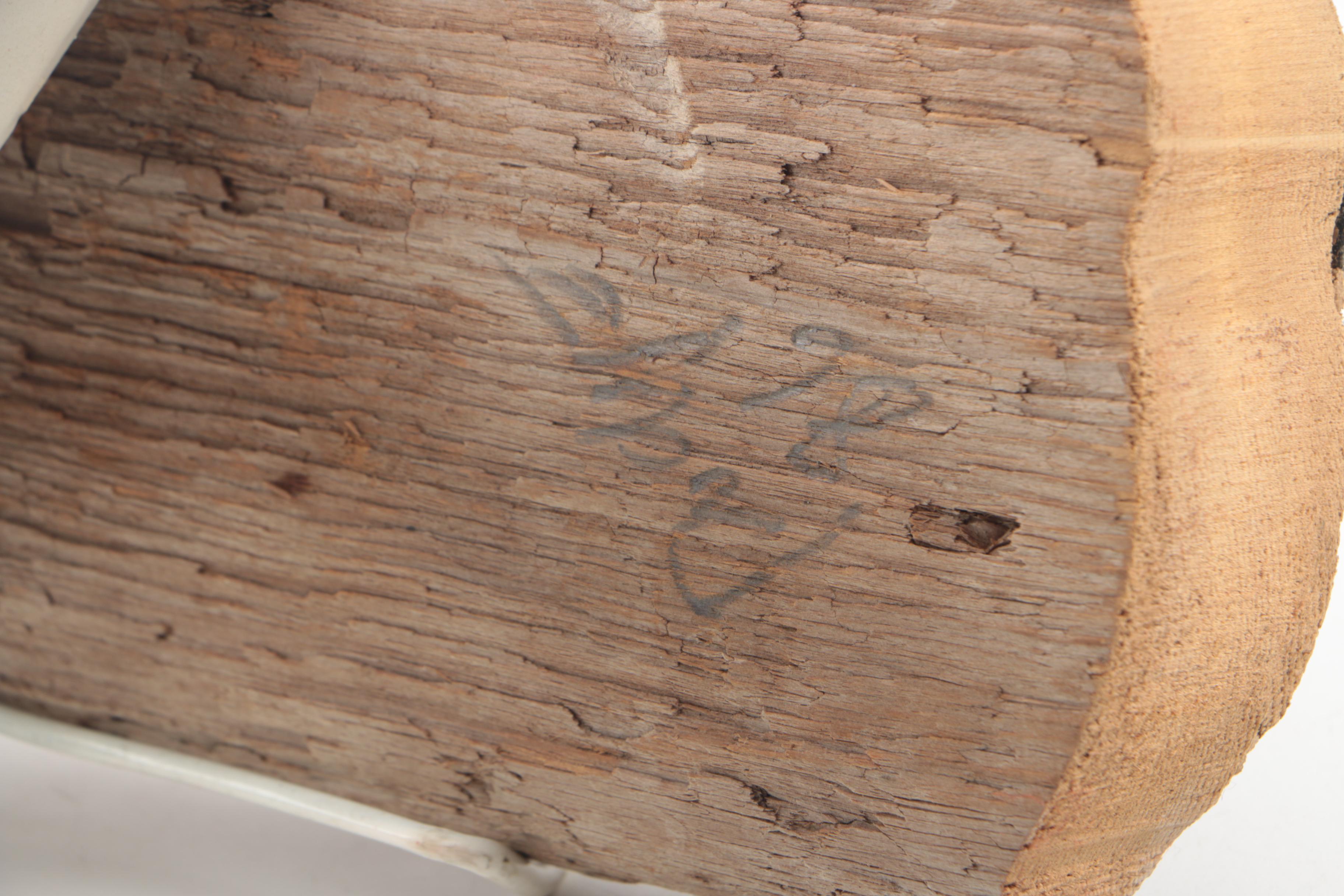 Edward “Pudge” DeGraff Carved Wooden Sailor and Seagull Scluptures