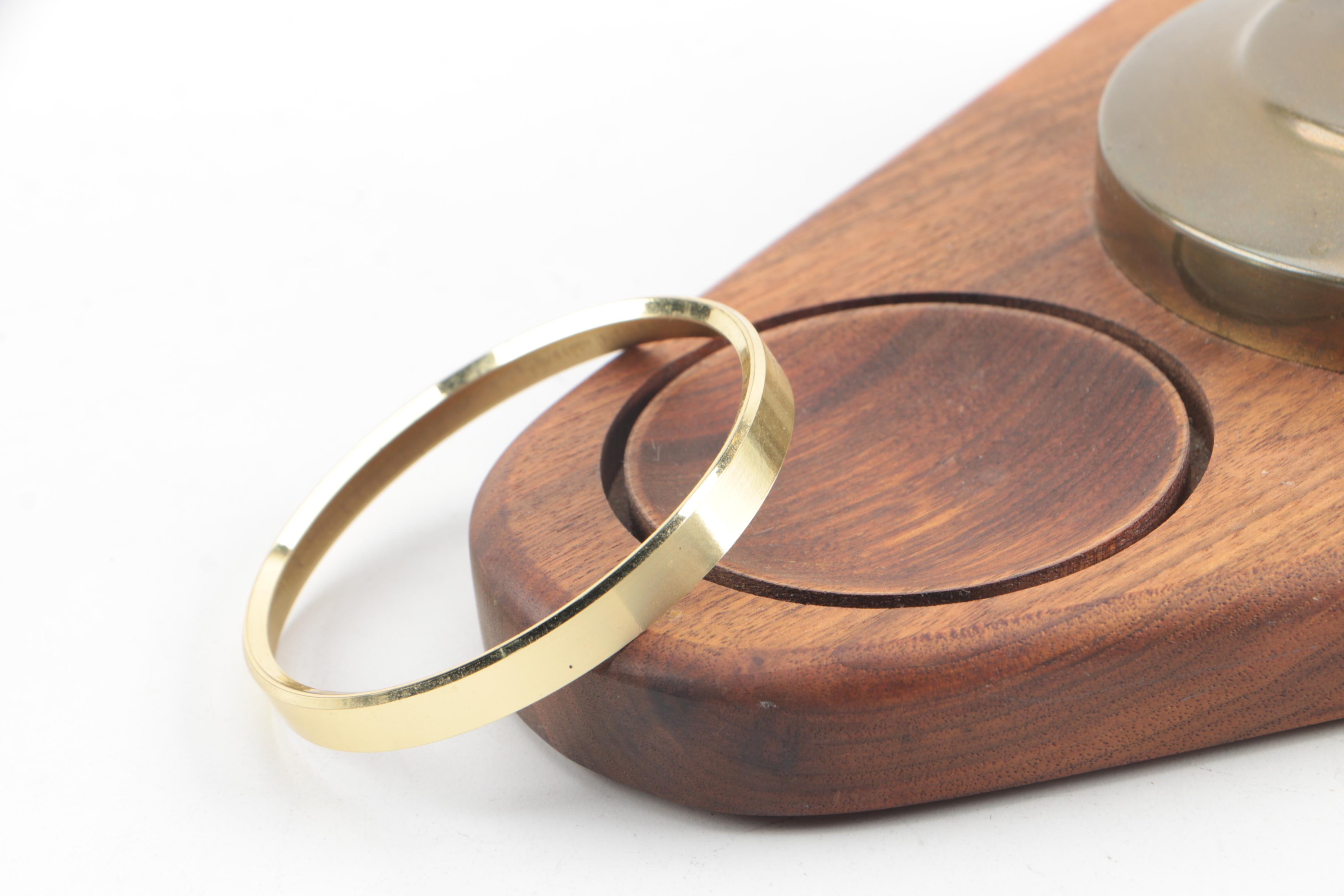 Corki Weeks Brass Oil Wand Kaleidoscope on Wooden Stand