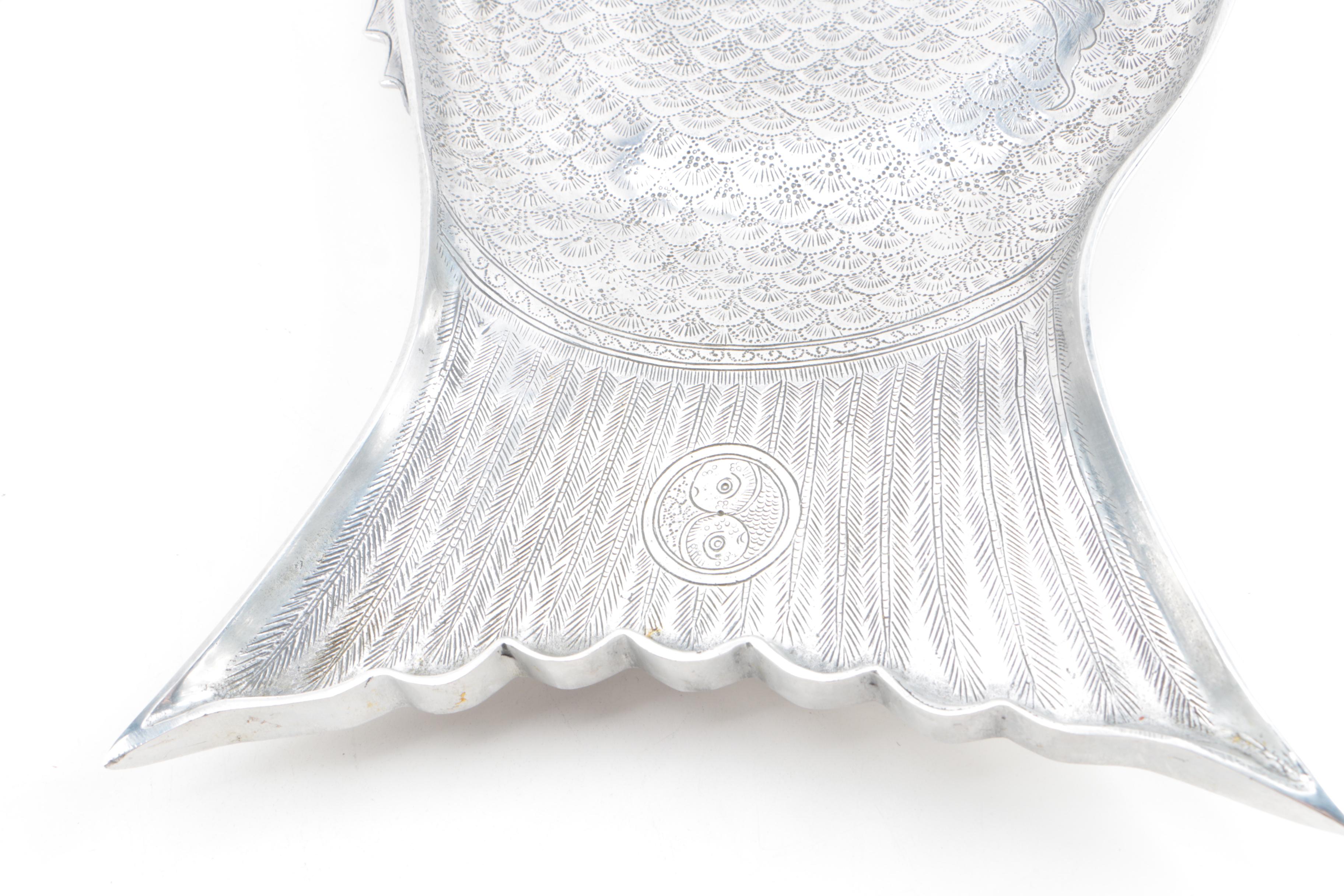 Seafood Motif Serving Platters Featuring Arthur Court