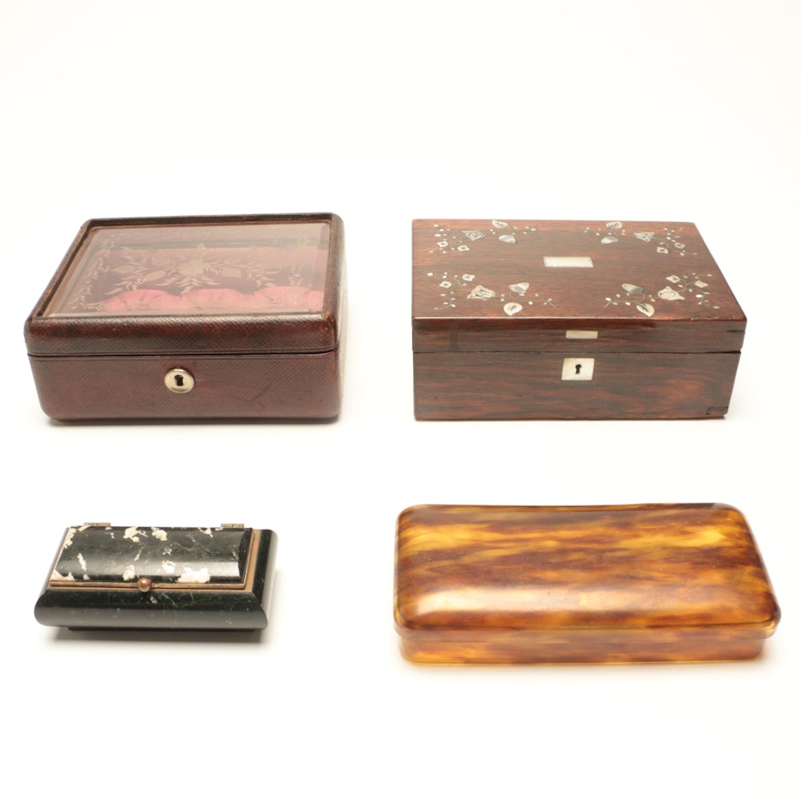 Selection of Four Decorative Boxes