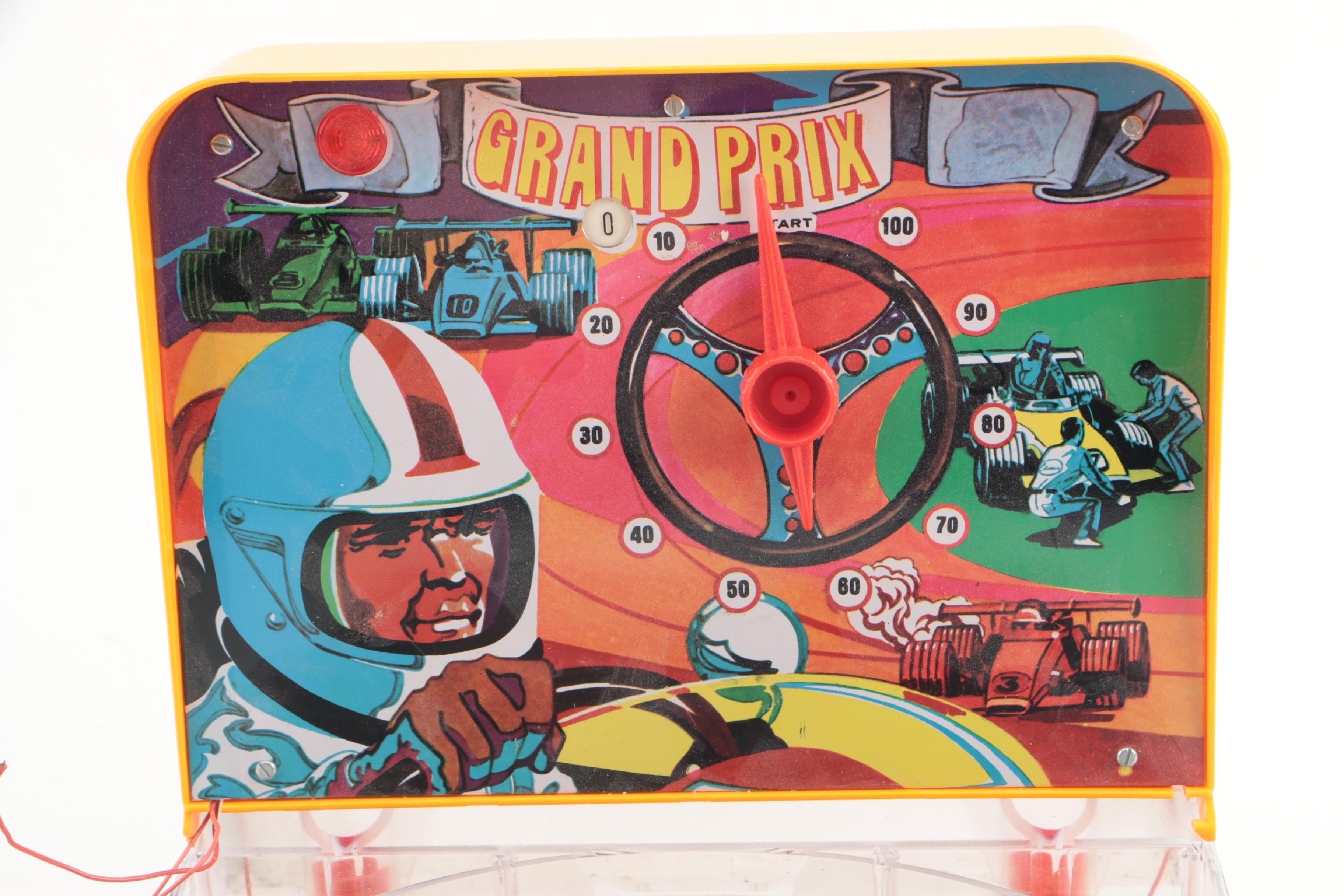 Vintage Mickey Mouse and Grand Prix Pinball Toys with Other Games