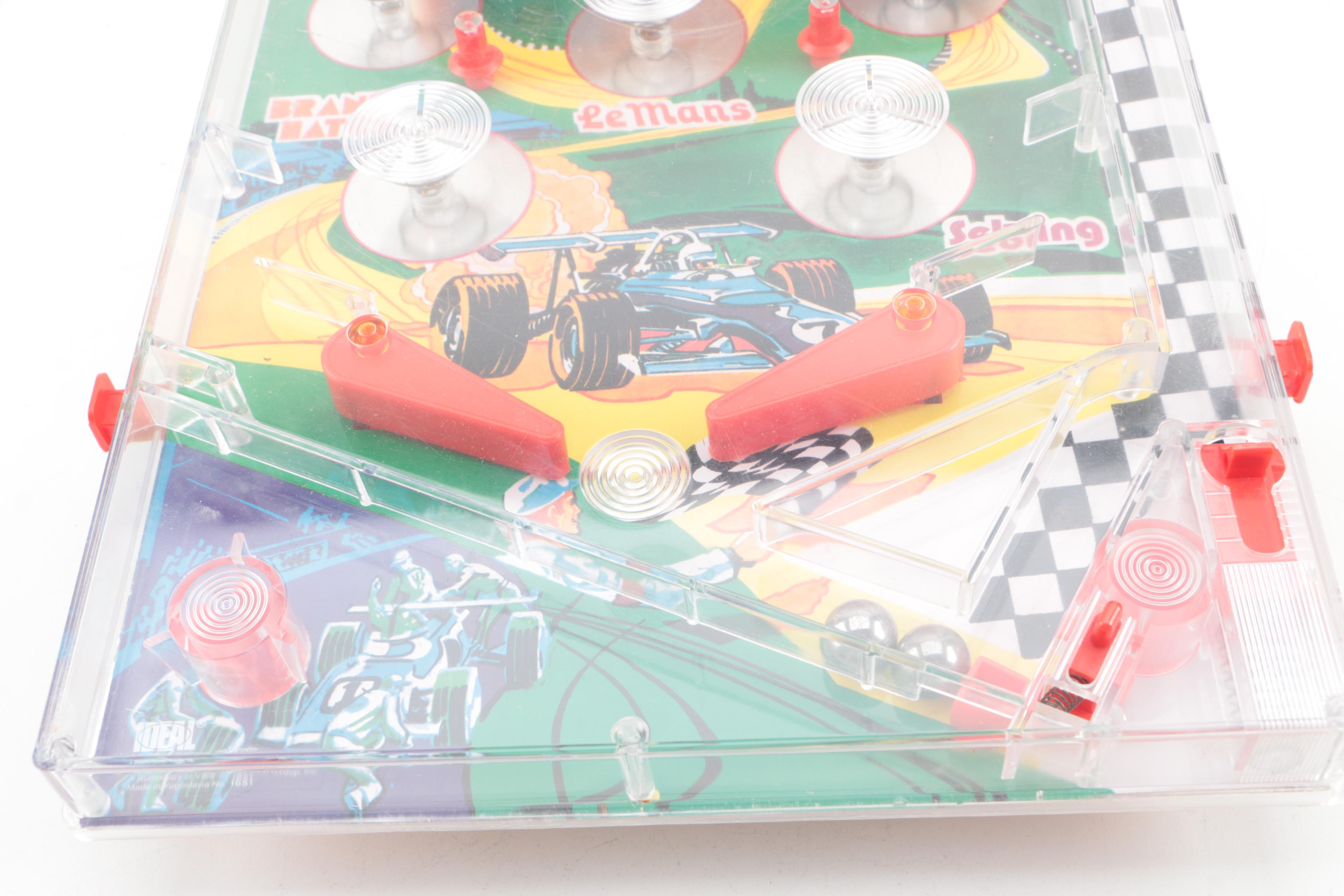 Vintage Mickey Mouse and Grand Prix Pinball Toys with Other Games