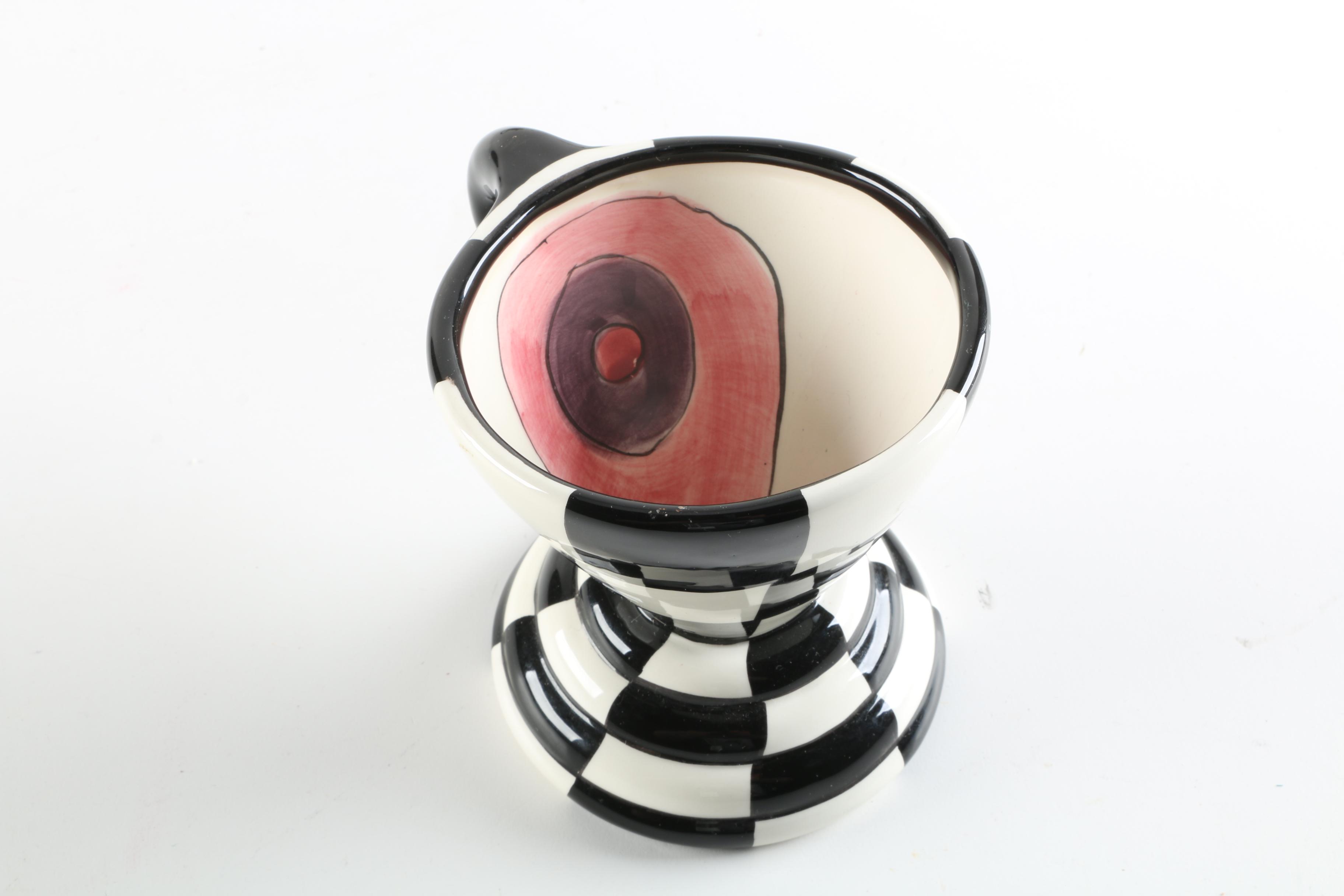 Whimsical Ceramic Serveware Featuring Lynda Corneille