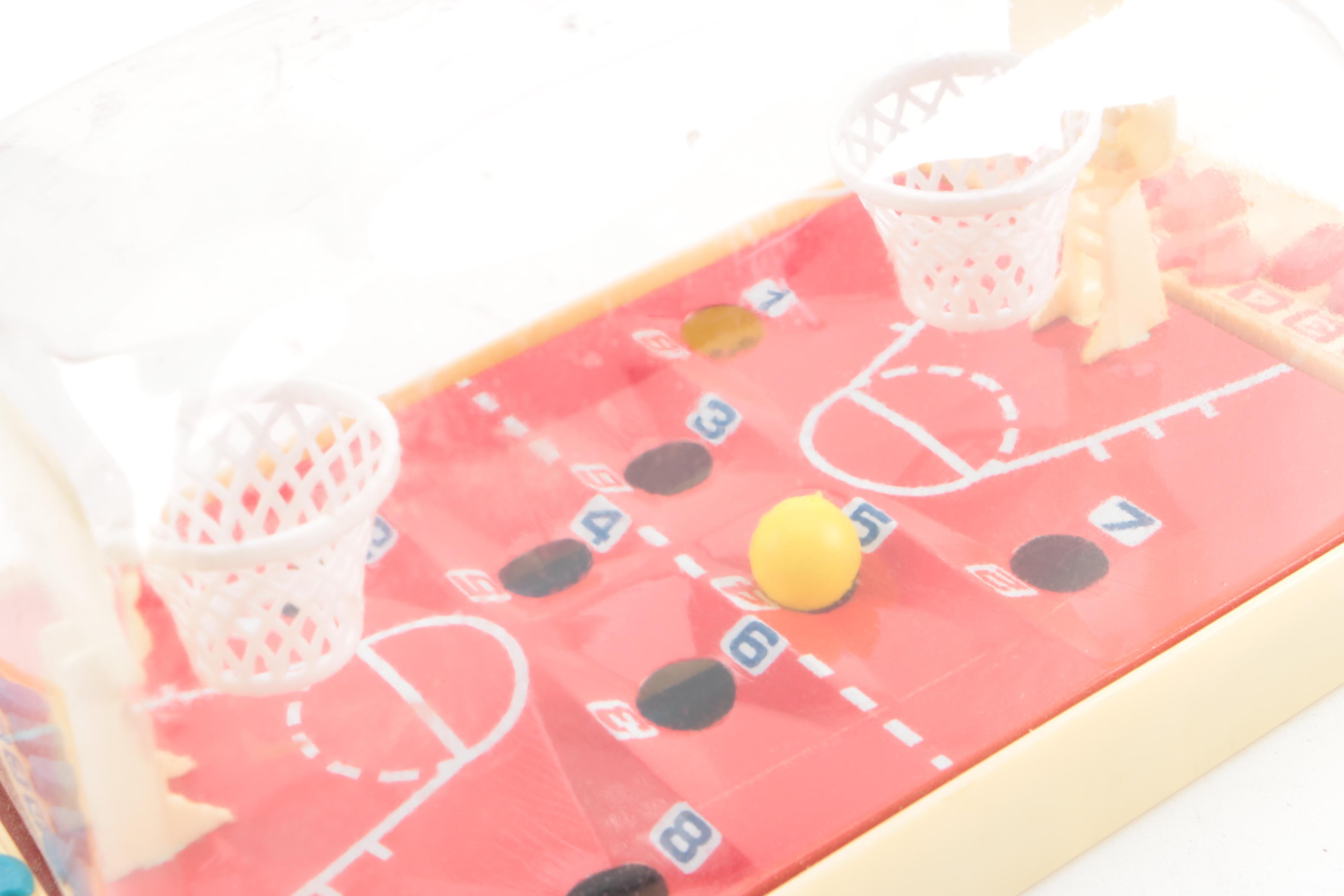 Vintage Mickey Mouse and Grand Prix Pinball Toys with Other Games