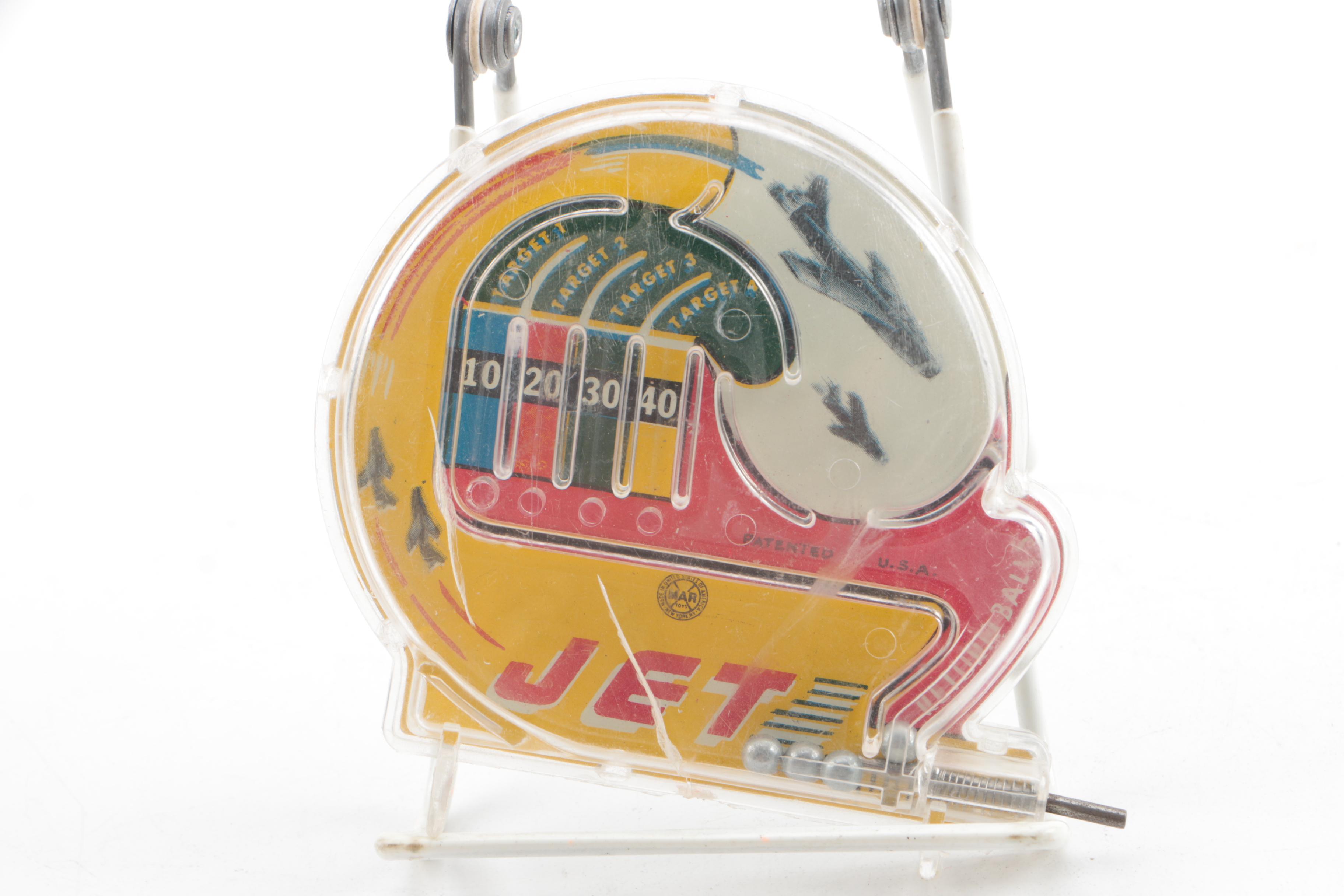 Vintage Mickey Mouse and Grand Prix Pinball Toys with Other Games