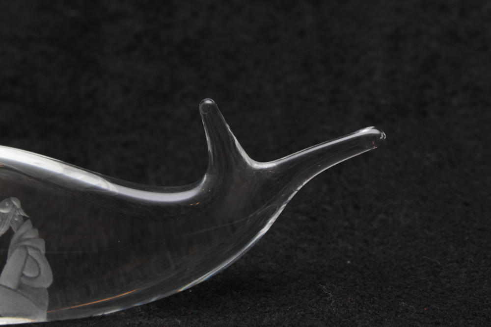 Kosta Boda Art Glass "Jonah and the Whale"