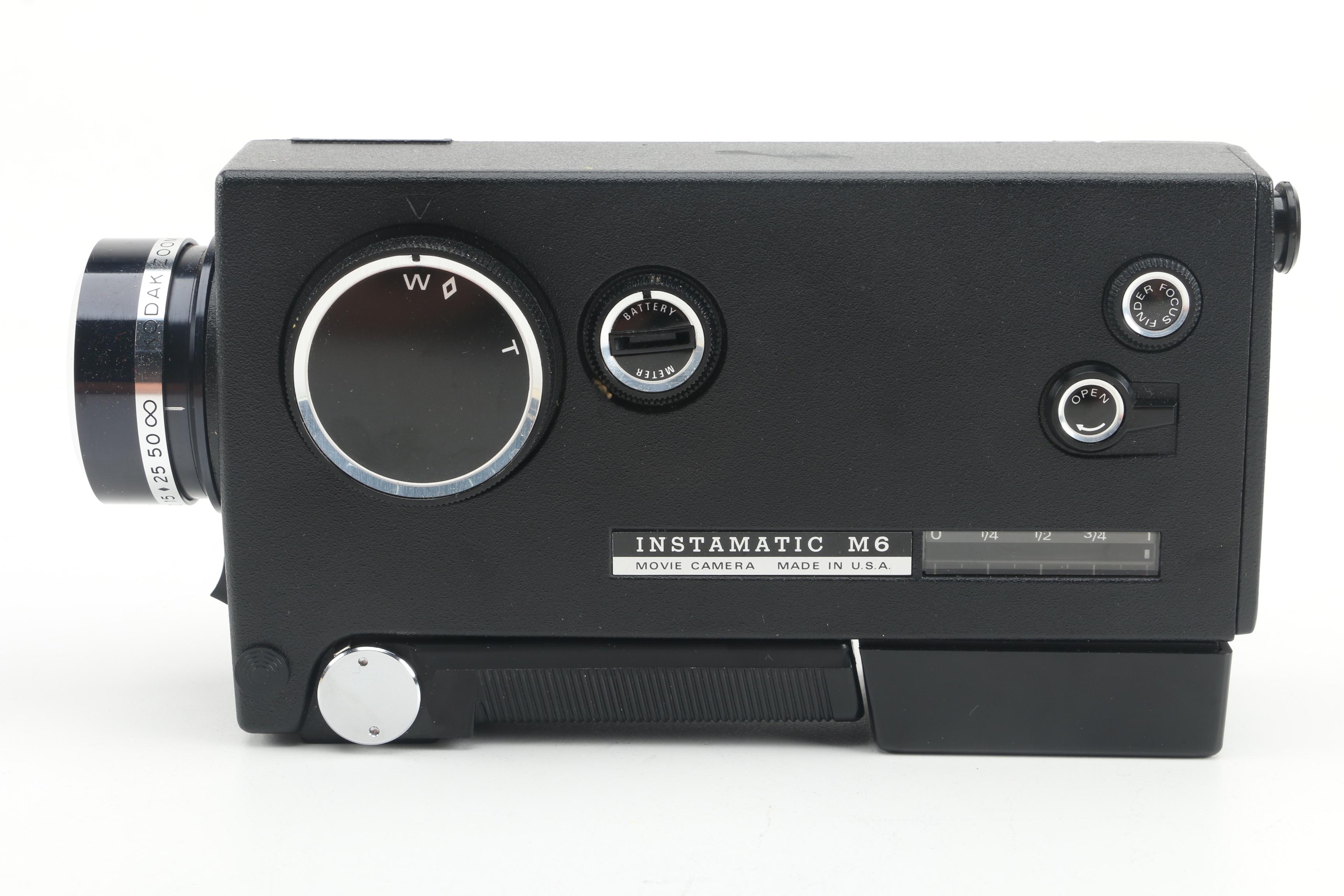 Vintage Kodak Instamatic M6 and Keystone Olympic K-32 Movie Cameras