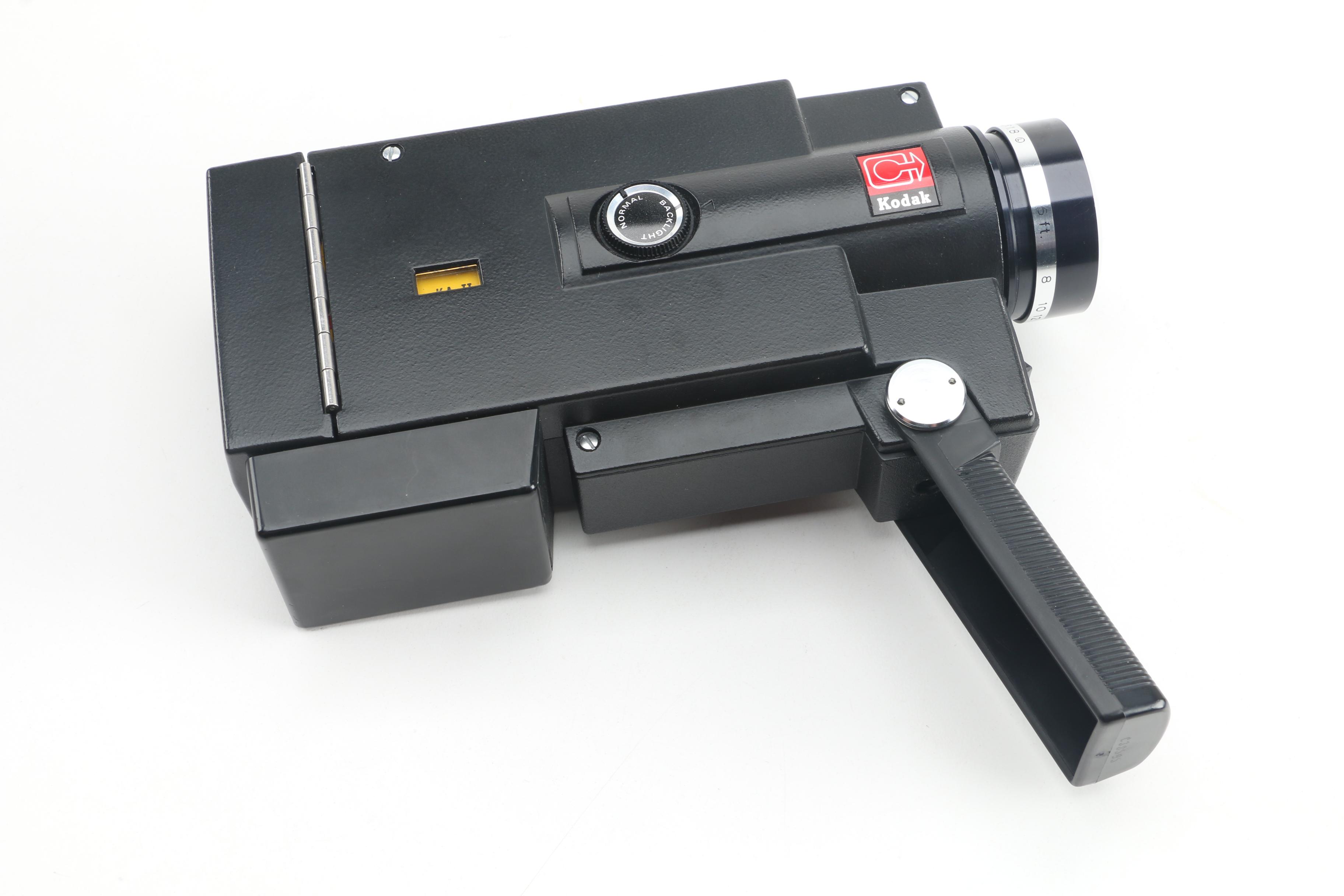 Vintage Kodak Instamatic M6 and Keystone Olympic K-32 Movie Cameras