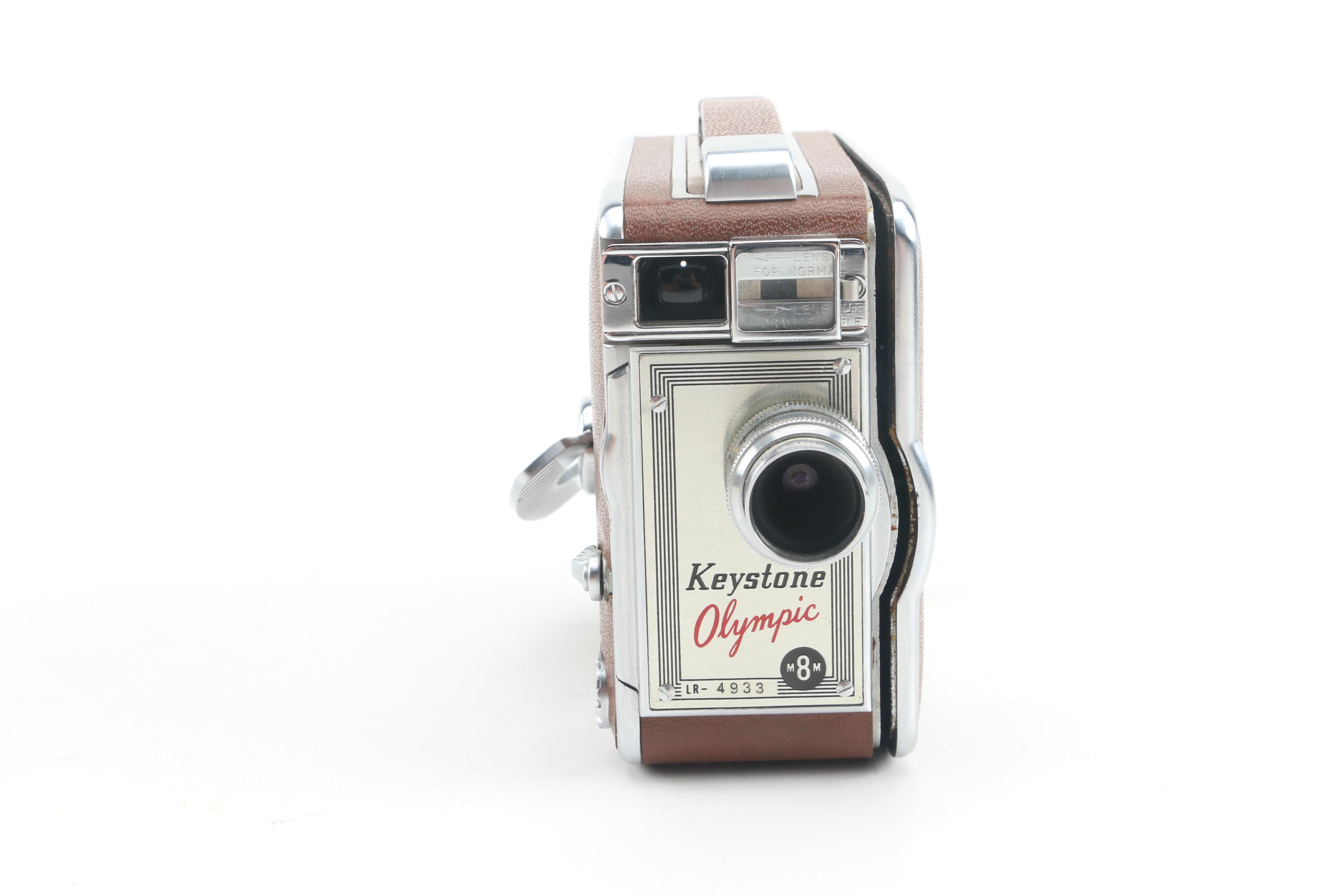 Vintage Kodak Instamatic M6 and Keystone Olympic K-32 Movie Cameras