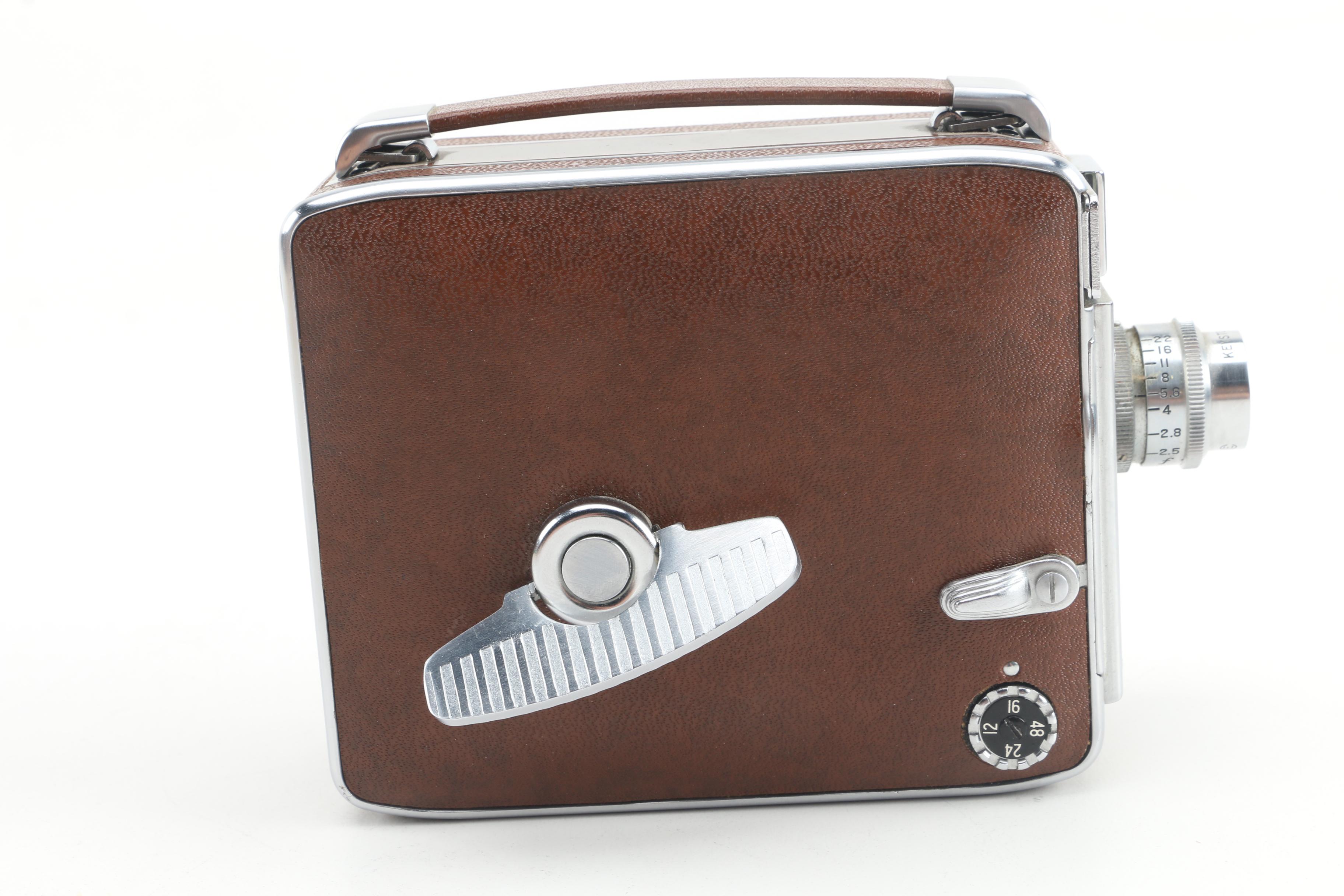 Vintage Kodak Instamatic M6 and Keystone Olympic K-32 Movie Cameras