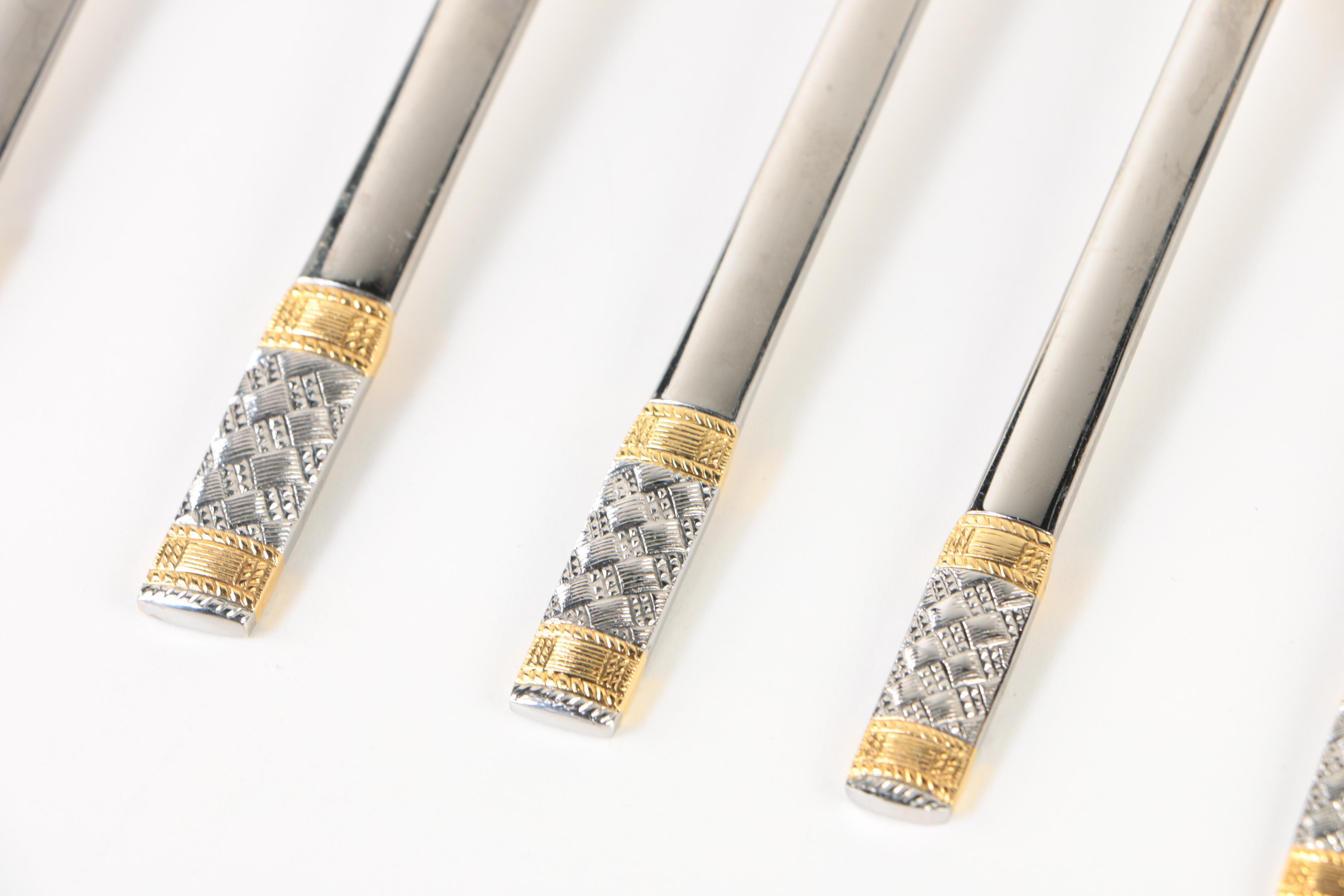 Wallace "Golden Corsica" Stainless Steel Flatware Set