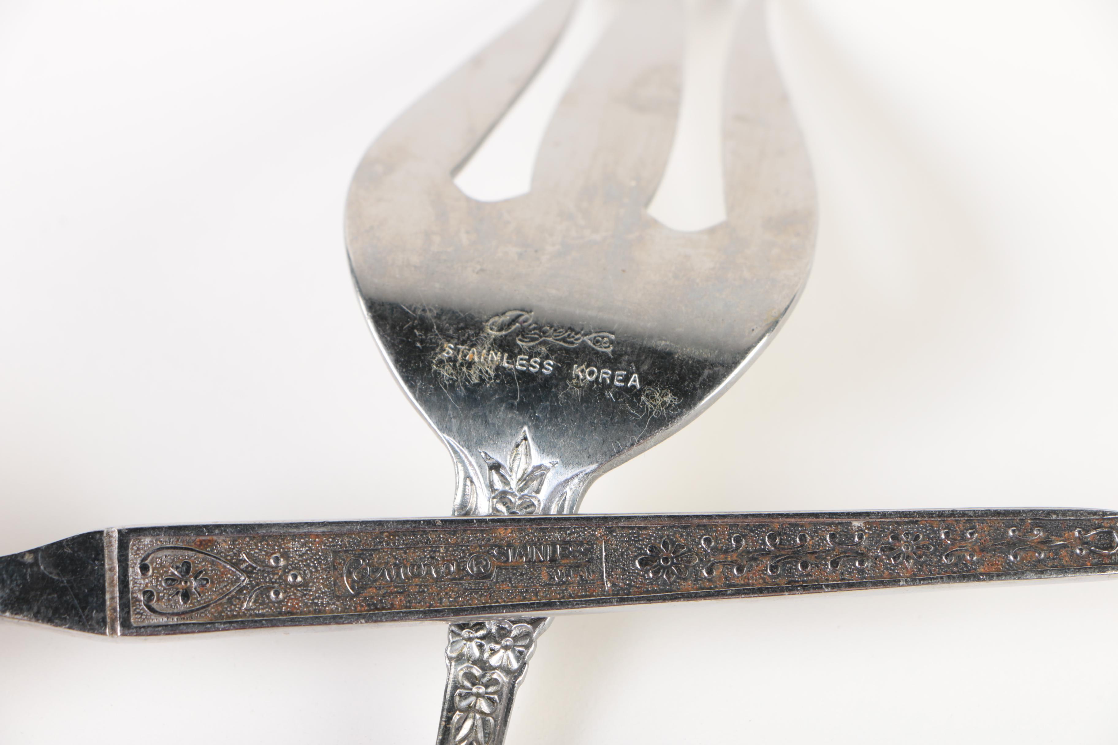 Wallace "Golden Corsica" Stainless Steel Flatware Set